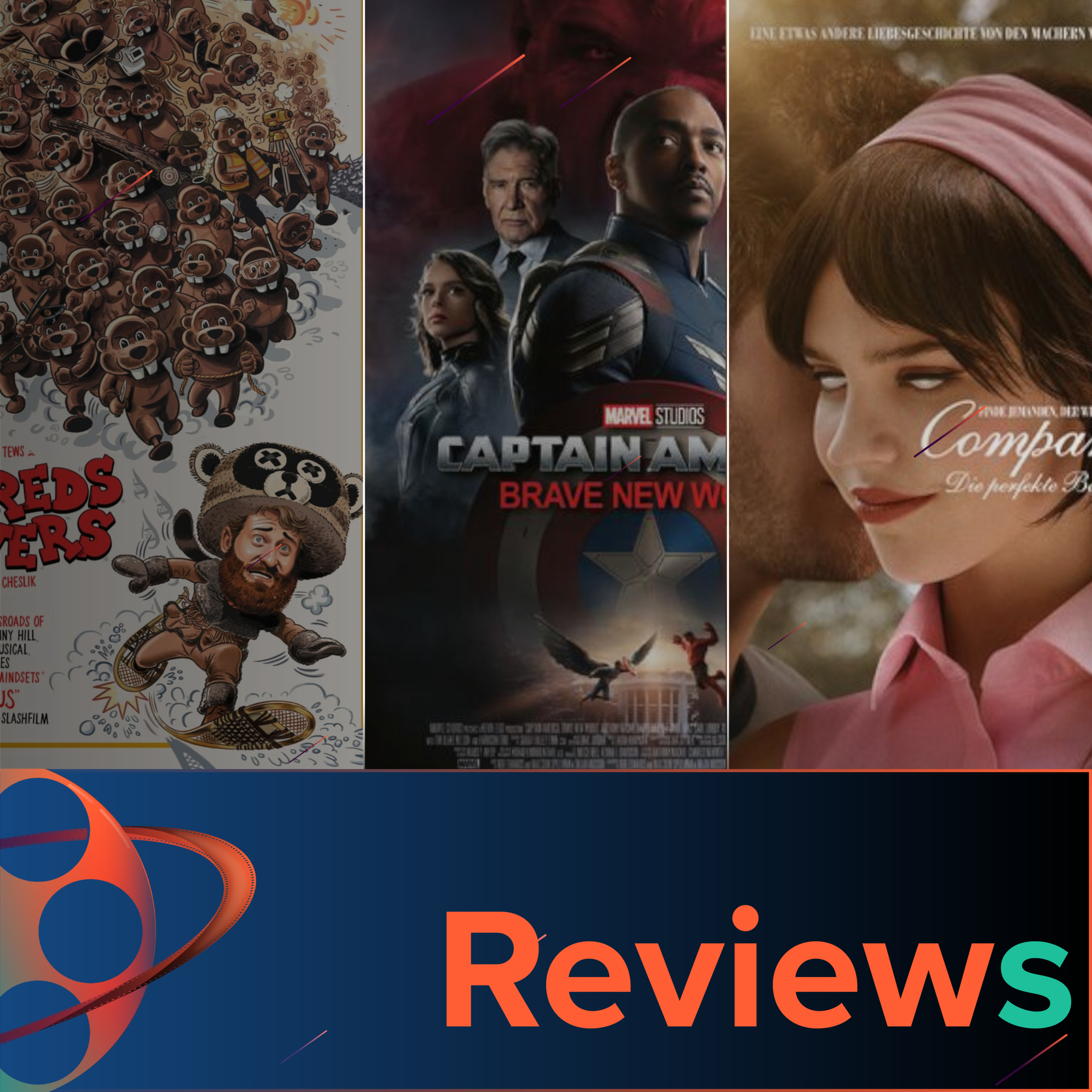 PFG Reviews (Captain America - Brave New World, The Order, Hundreds of Beavers, Companion, Soundtrack to a coup d'etat) episode artwork