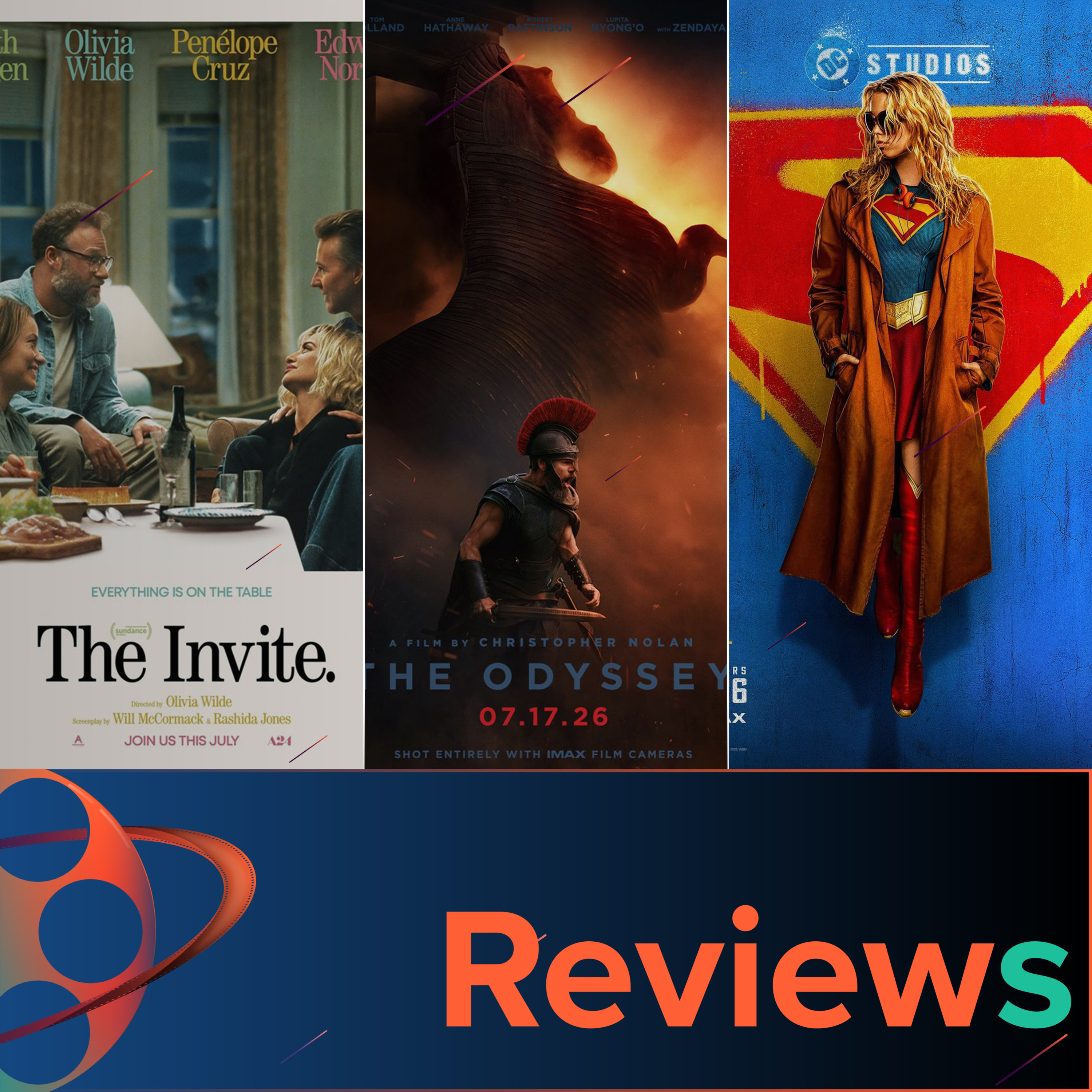 PFG Reviews (The Odyssey, Supergirl, The Invite) episode artwork