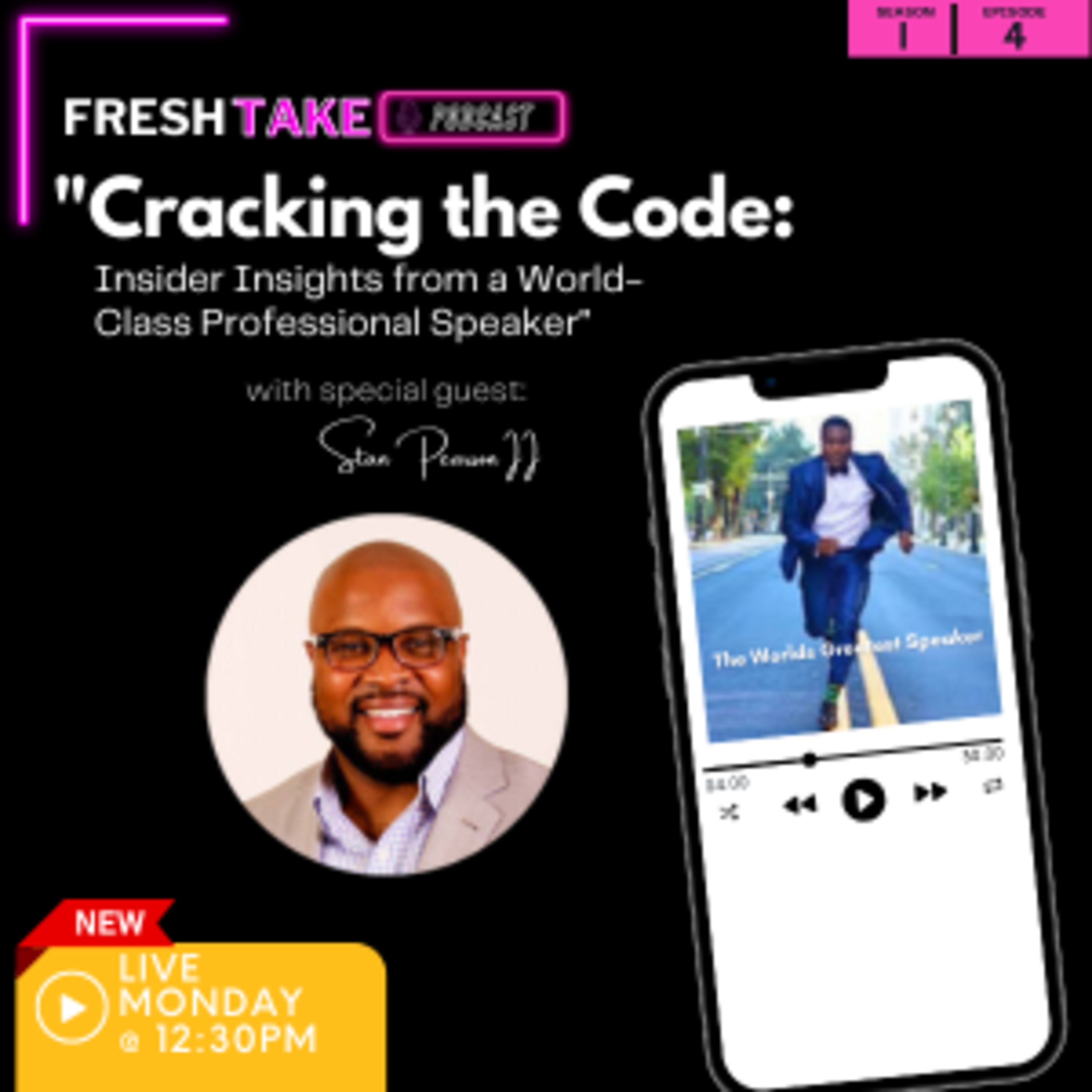 🎙️ "Cracking the Code: Insider Insights from a World-Class Professional Speaker" 🎙️ episode artwork