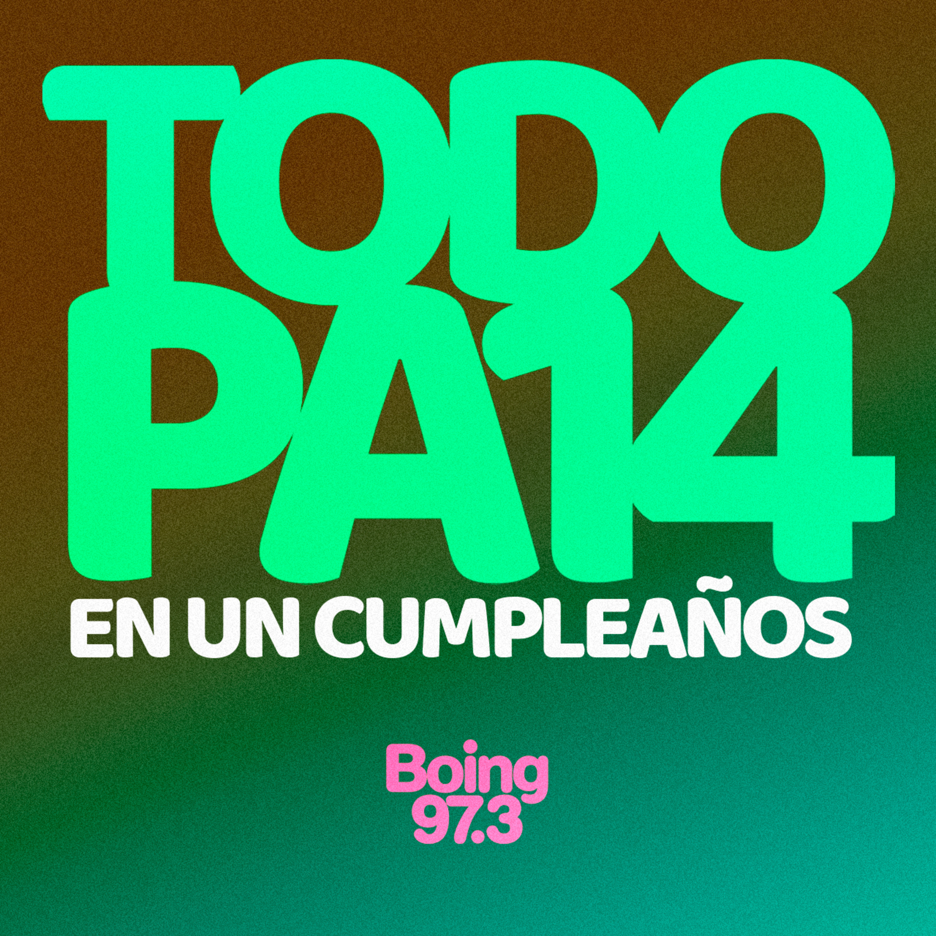 TODO PASA 14 AÑOS: comienzo y saludos