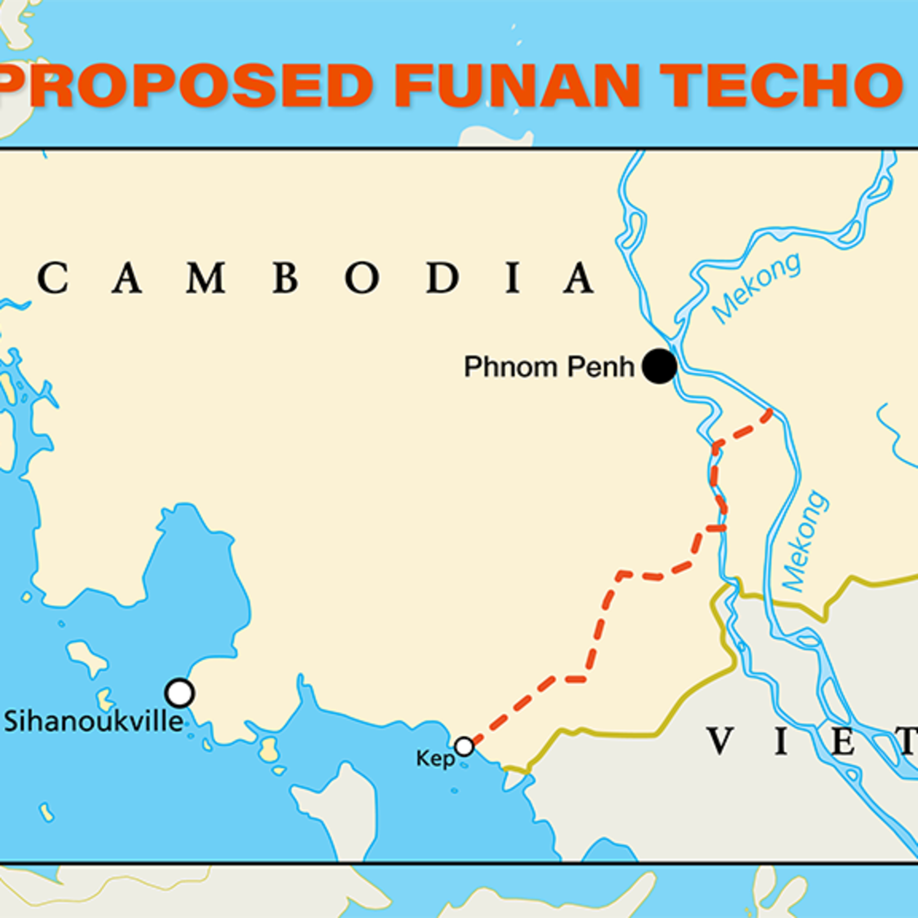 Người Trung Quốc nói gì về kênh đào Phù Nam Techo?