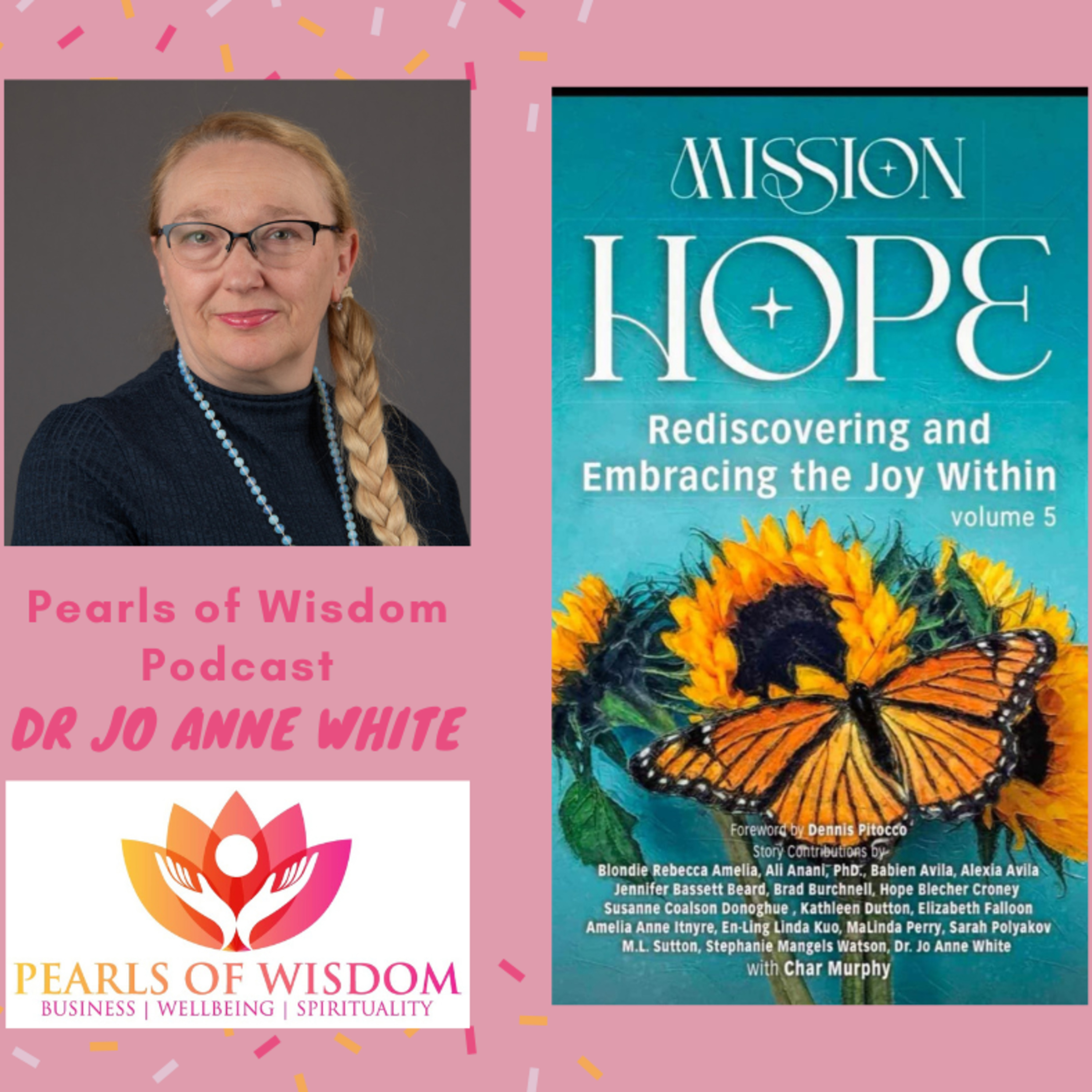Pearls of Wisdom Interviews Mission Hope Series Dr Jo Anne White episode artwork