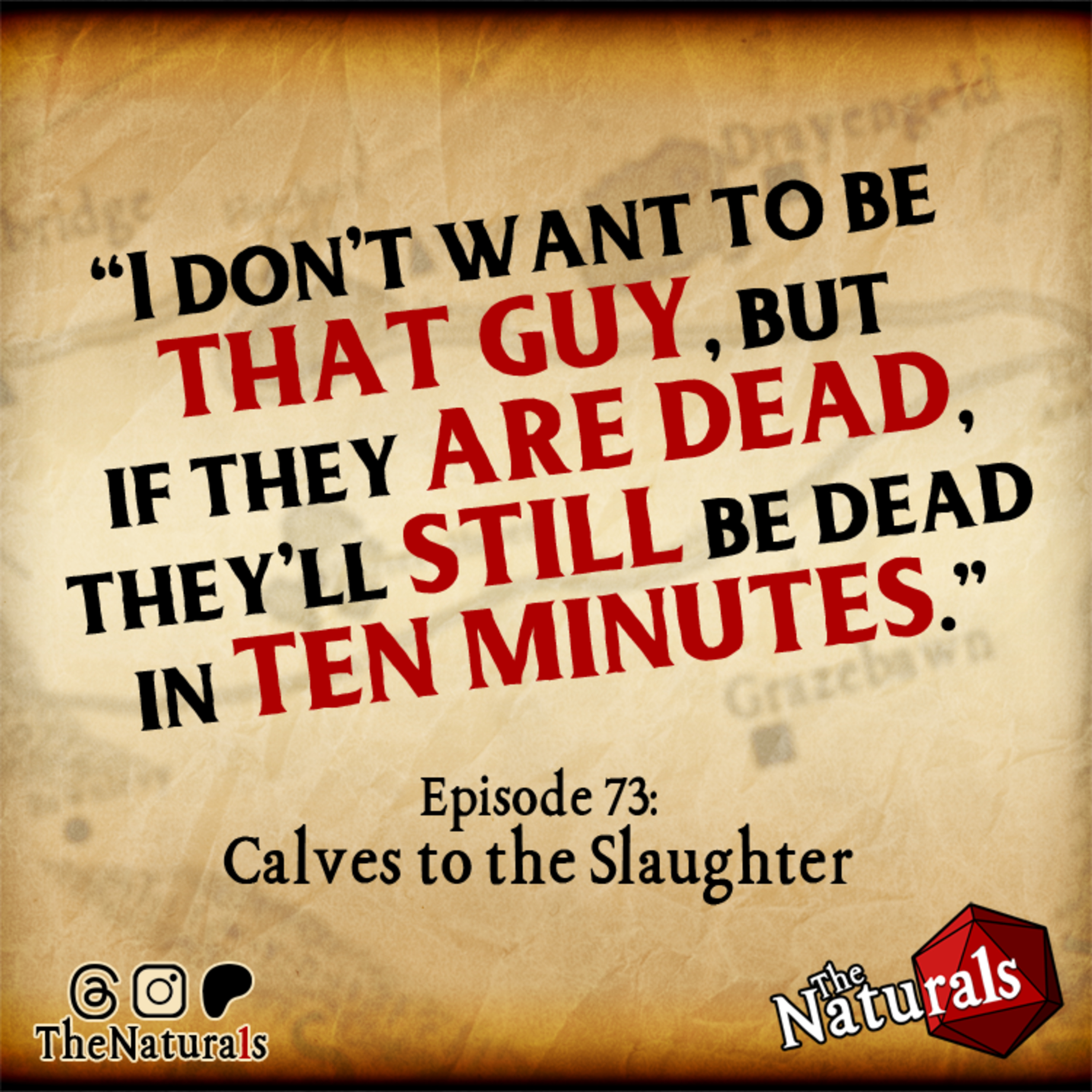 73 - Calves to the Slaughter episode artwork
