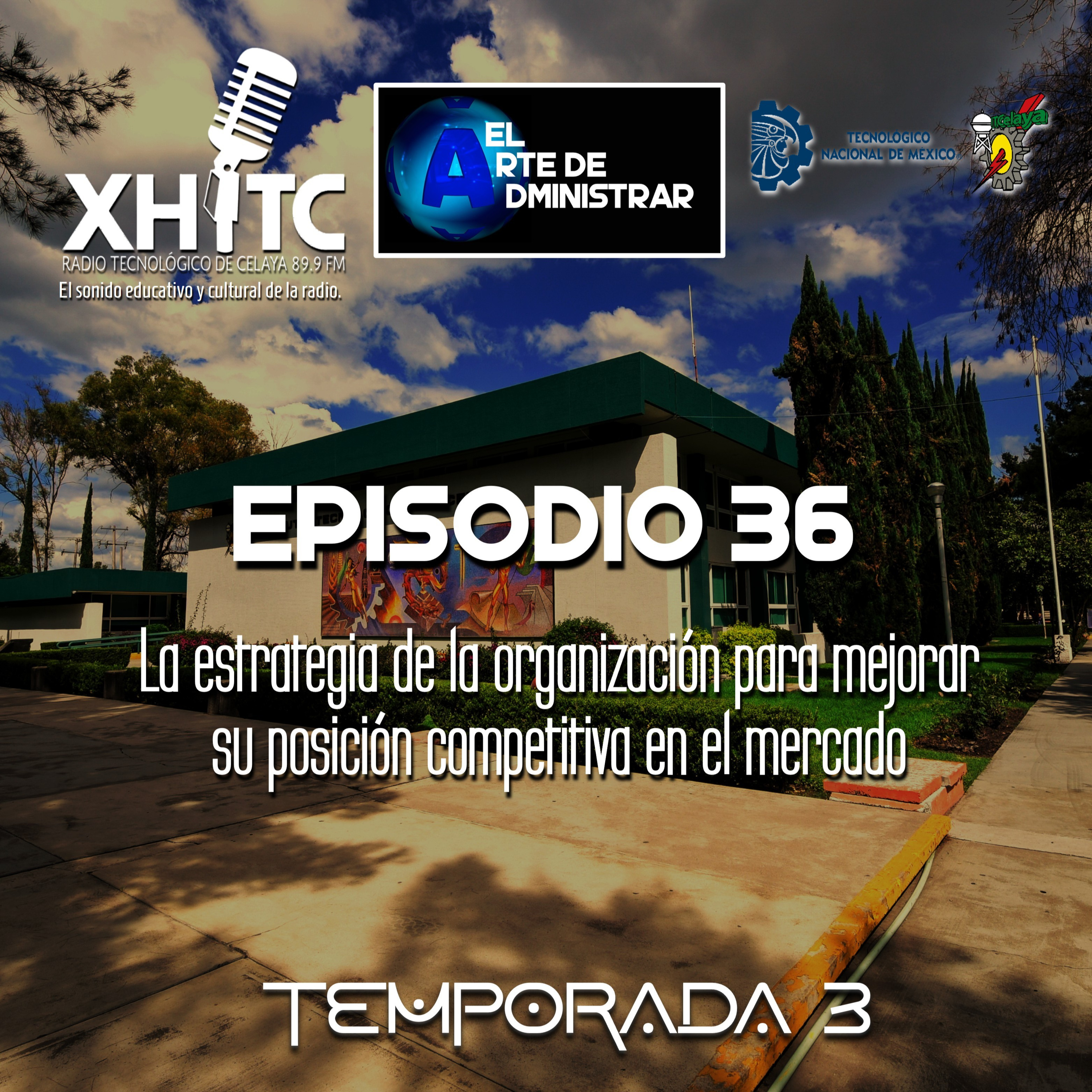 Episodio 36 T3 El arte de administrar - La estrategia de la organización para mejorar su posición competitiva en el mercado episode artwork