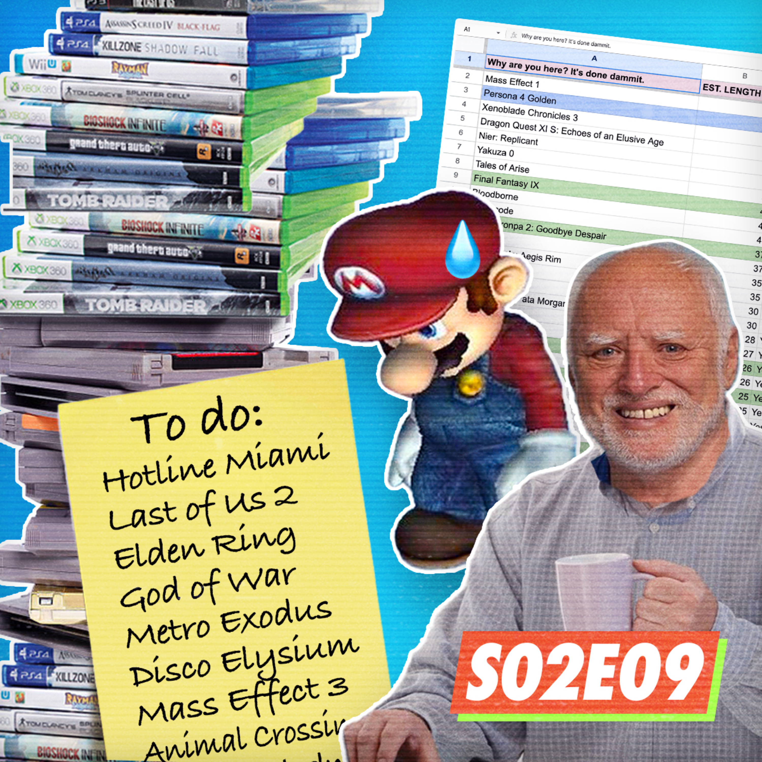 S02E09 | Gaming Backlog – De Droom of Nachtmerrie van Gamers? episode artwork