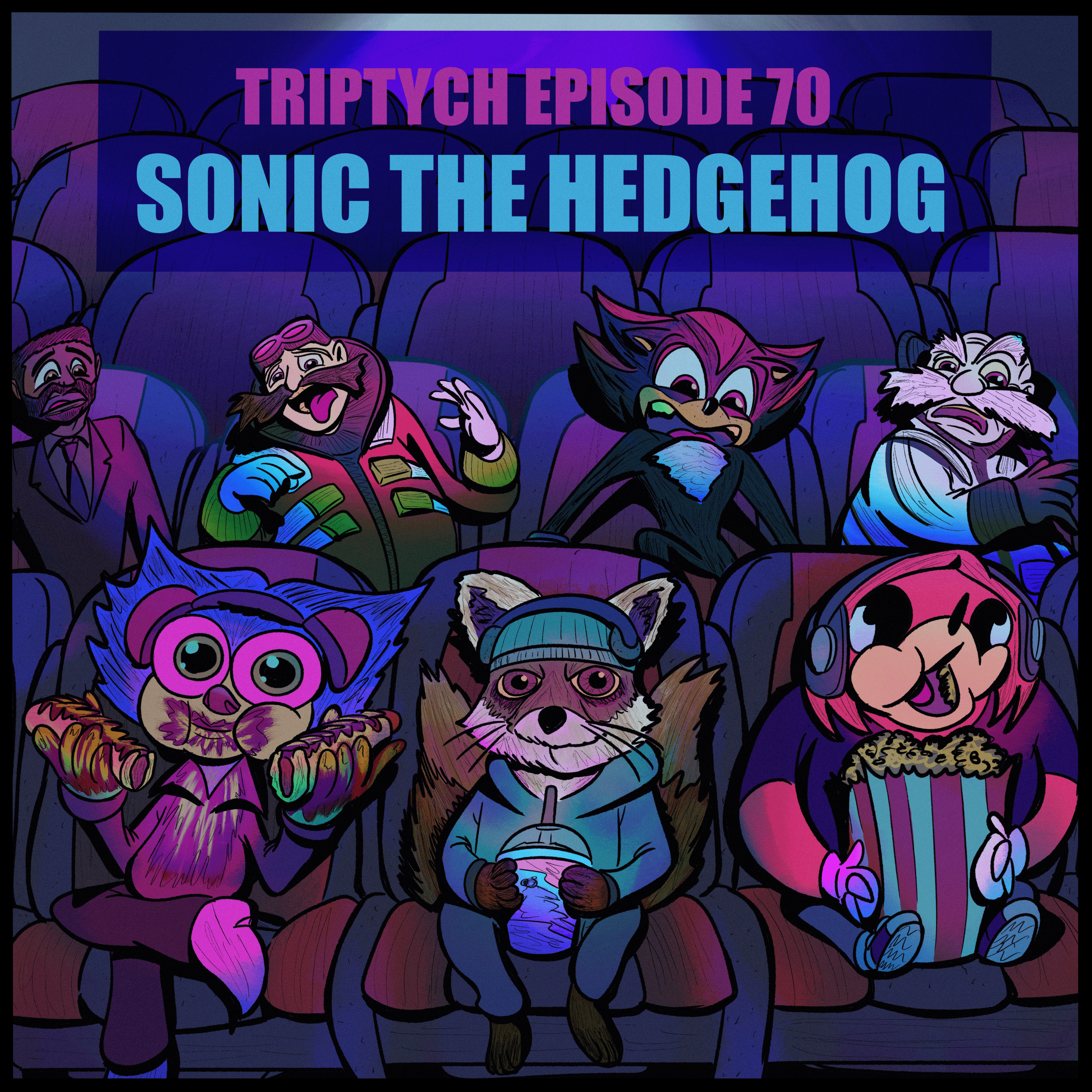 TRIPTYCH EPISODE 70: SONIC the HEDGEHOG episode artwork