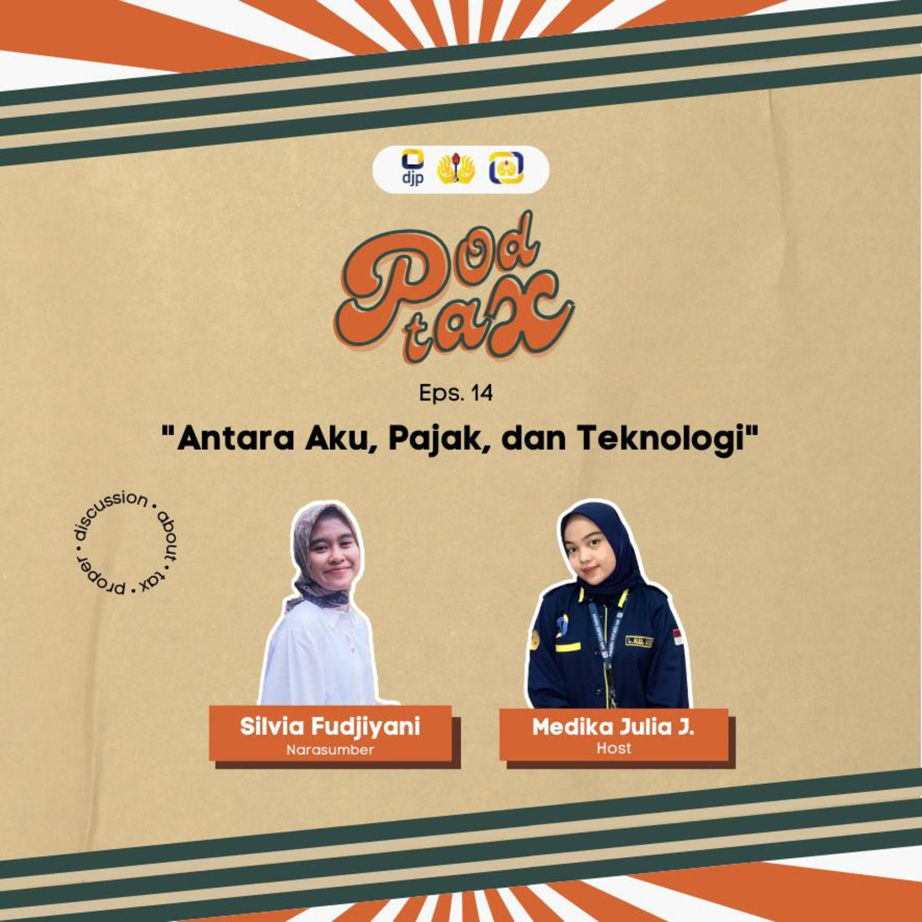 Eps. 14 : "Antara Aku, Pajak, dan Teknologi" episode artwork