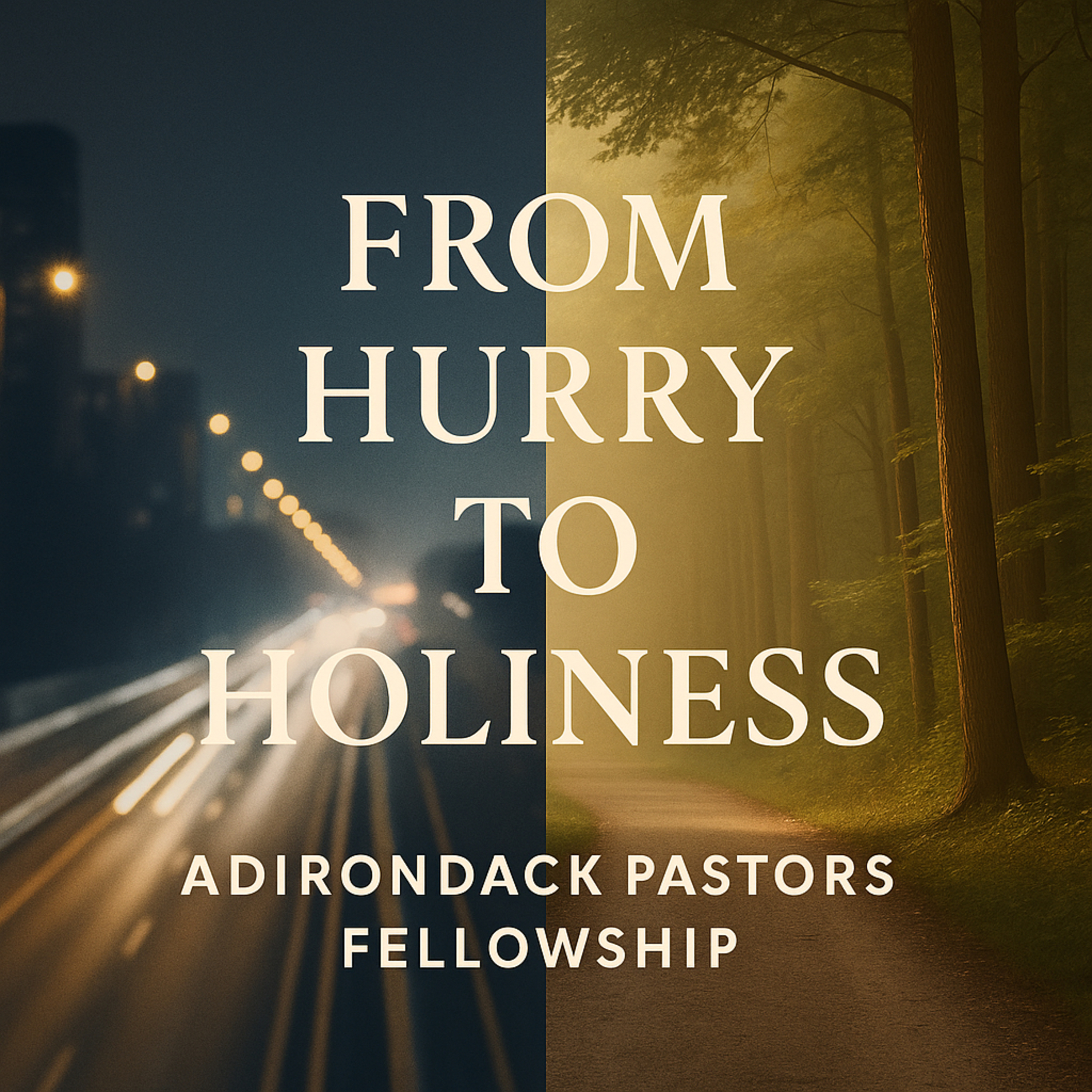 From Hurry to Holiness // Sessions 1: Hurry as Our Current Crisis // Taylor Callen episode artwork