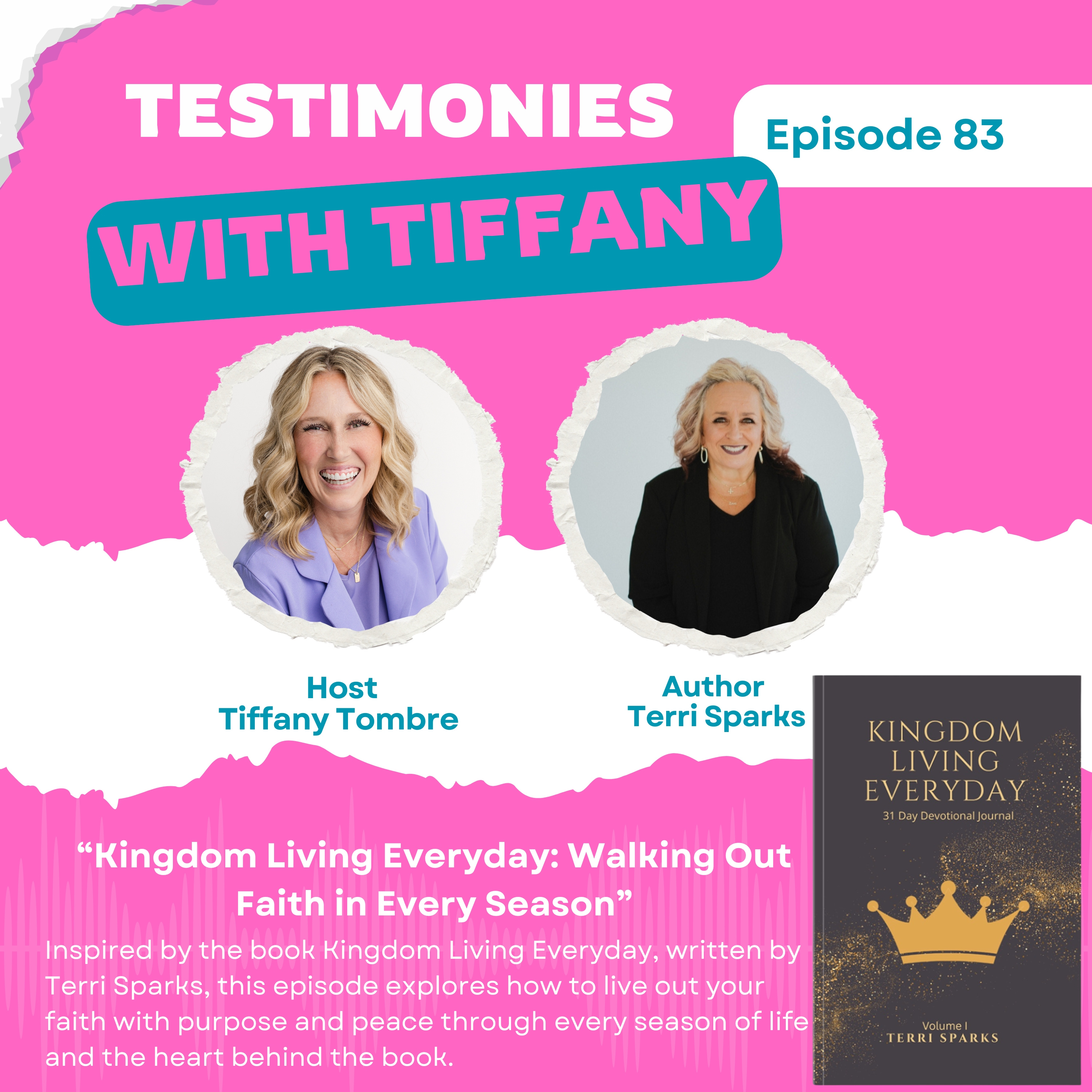 83: Kingdom Living Everyday: Walking Out Faith In Every Season with Author Terri Sparks and Host Tiffany Tombre episode artwork