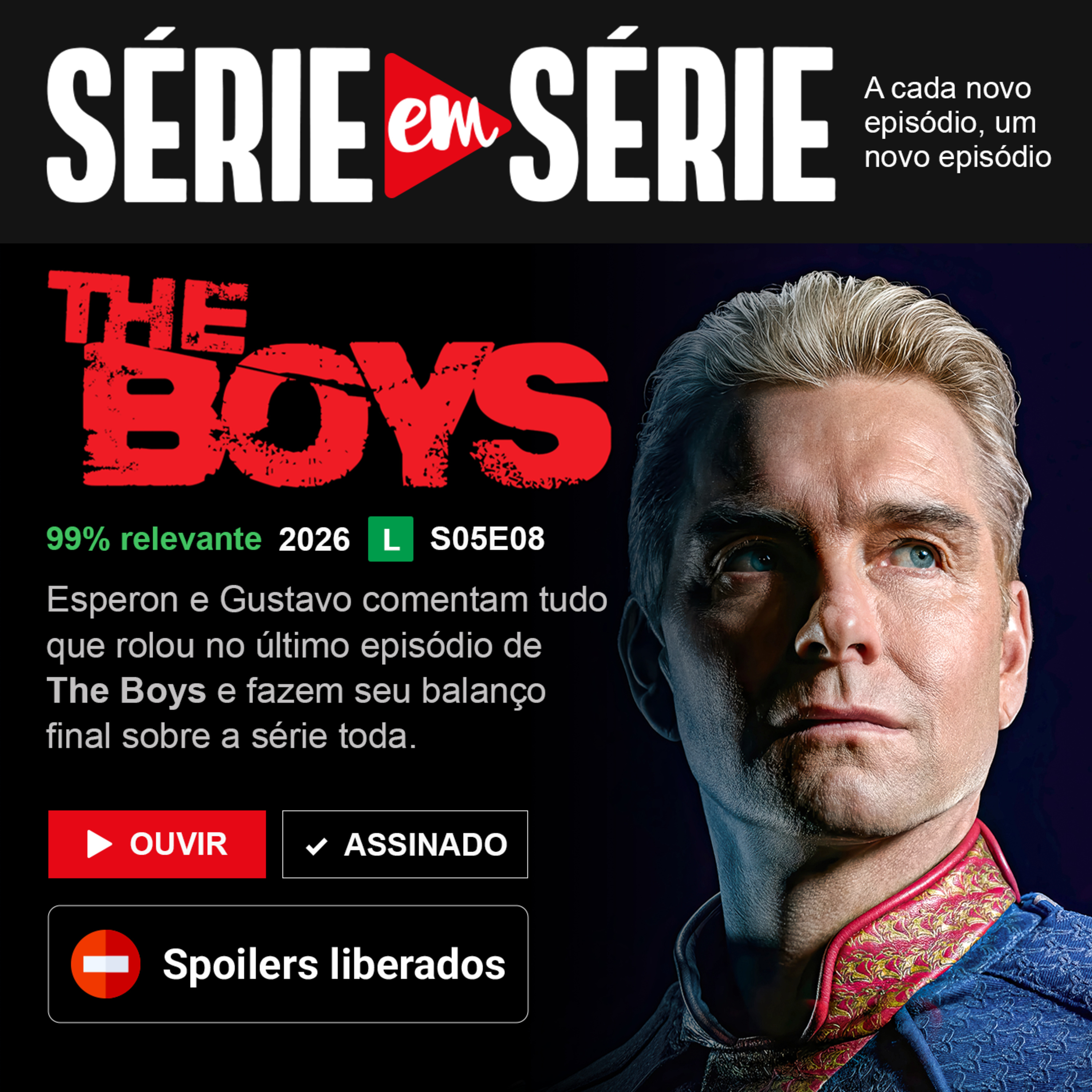 The Boys S05E08 | ACABOU!!! | Série em Série episode artwork