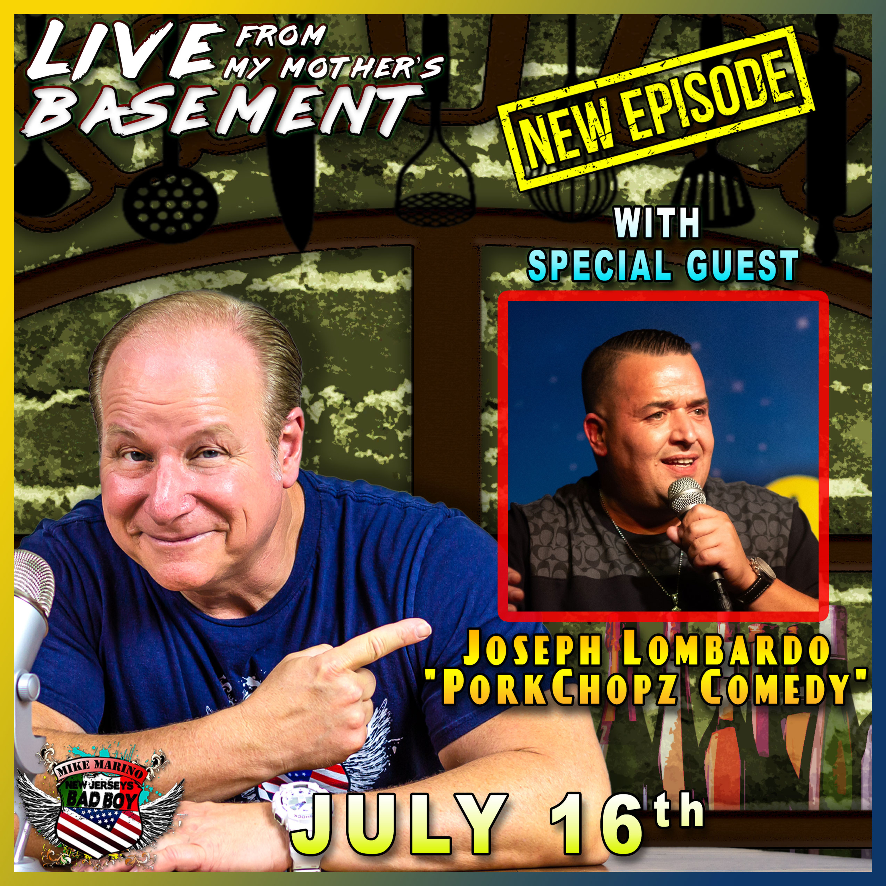 Episode #328 - Live from My Mother's Basement - (7/16/2024) episode artwork