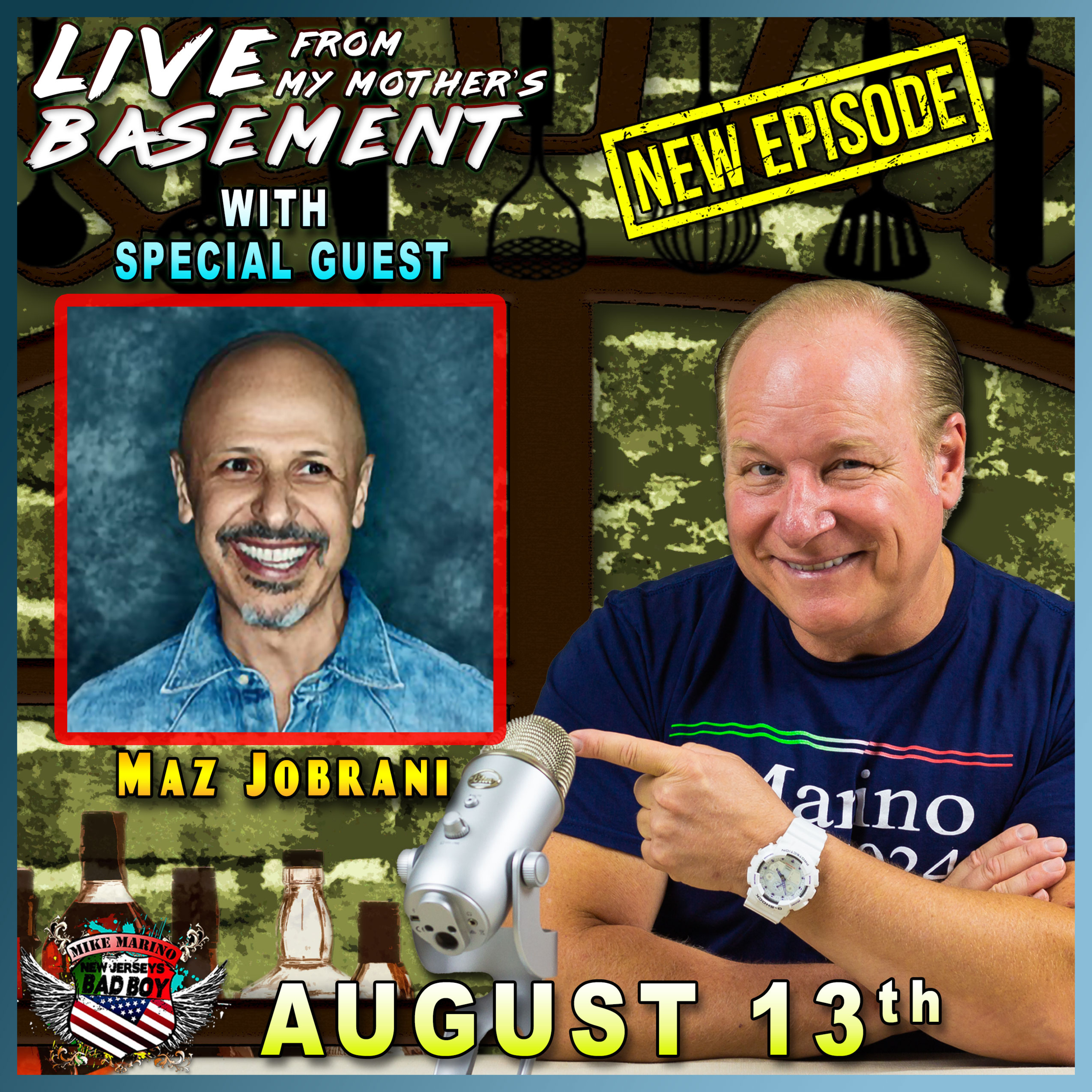 Episode #332 - Live from My Mother's Basement - (8/13/2024) episode artwork