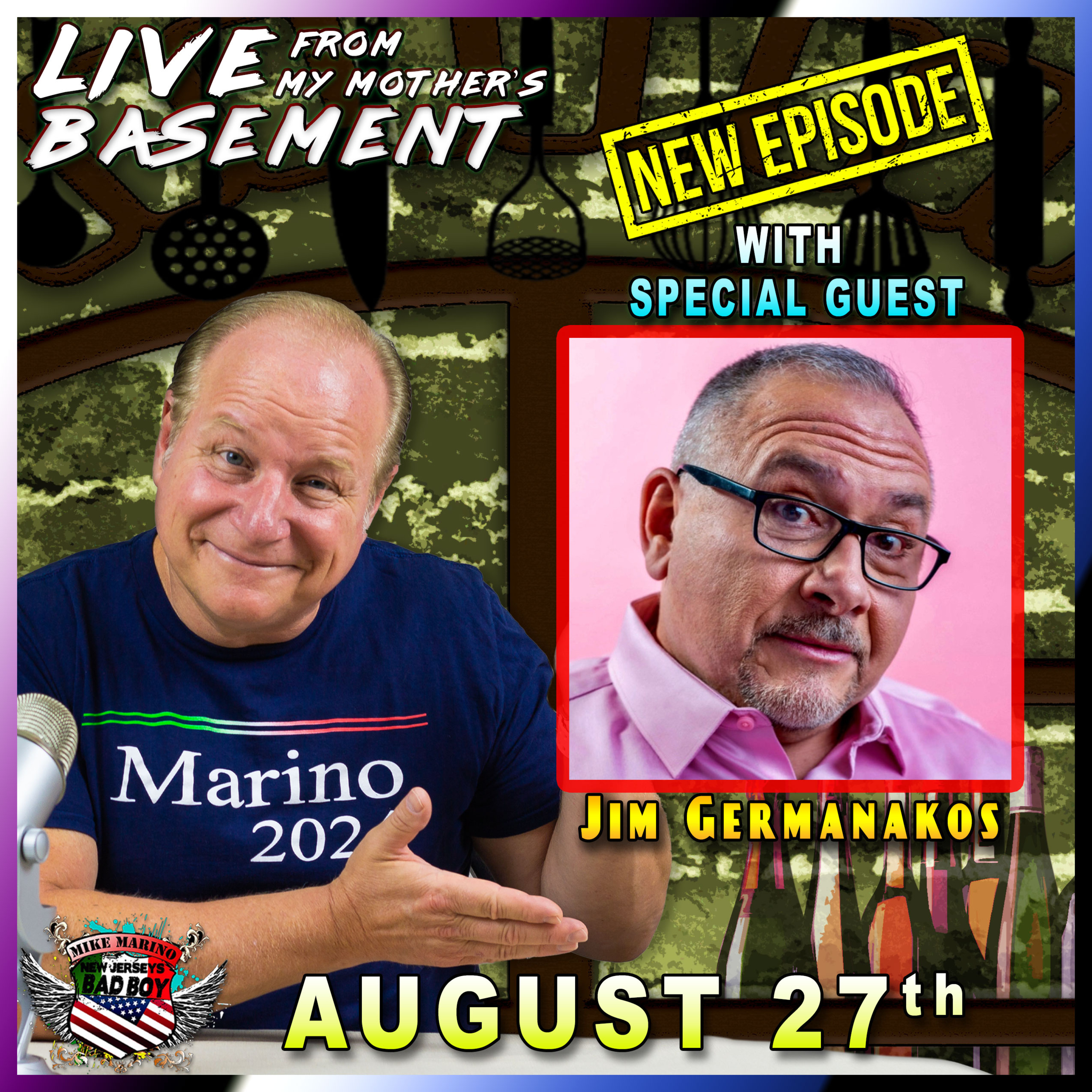 Episode #334 - Live from My Mother's Basement - (8/27/2024) episode artwork