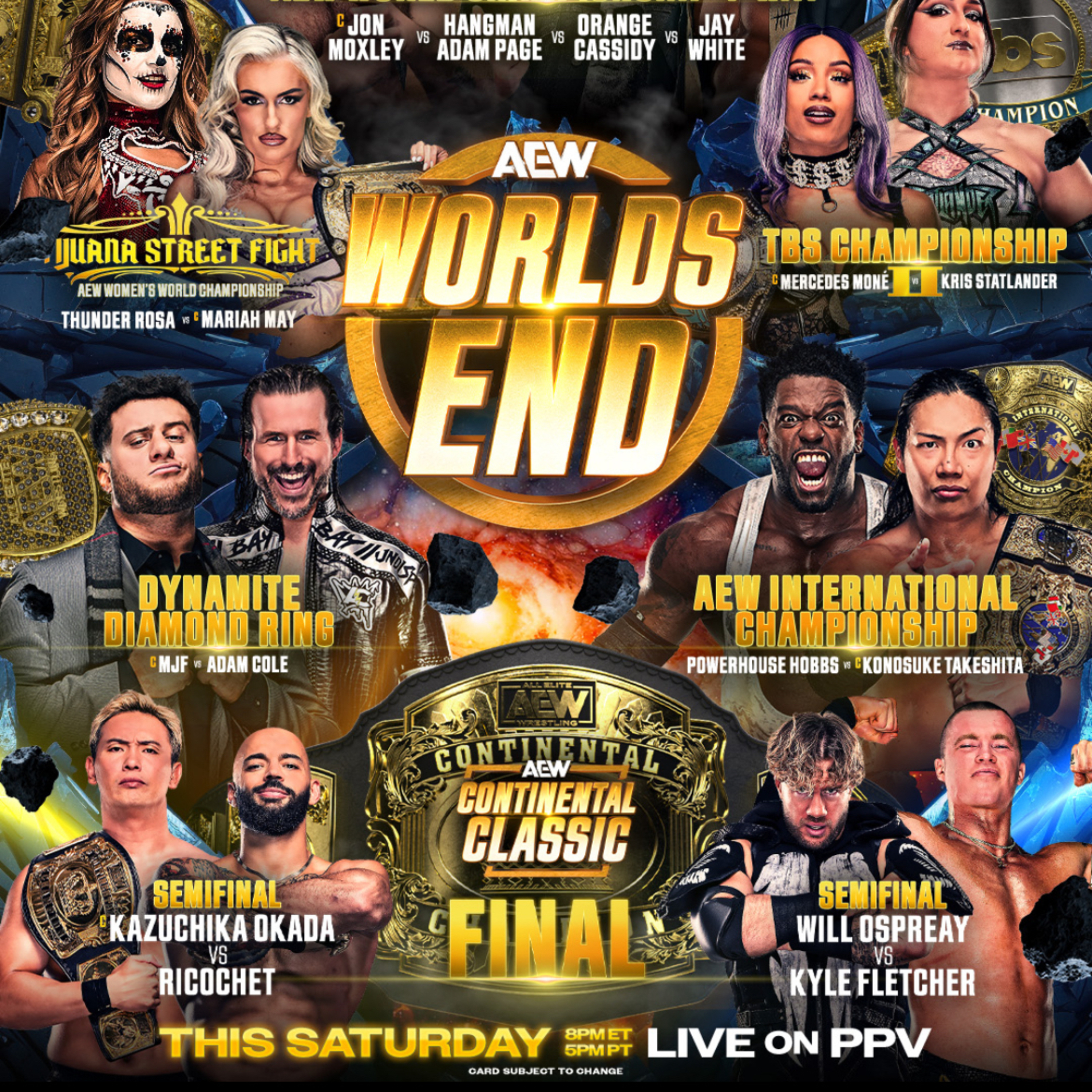 Bonus Hybrid episode. Boxing & Wrestling. AEW Worlds End preview. episode artwork