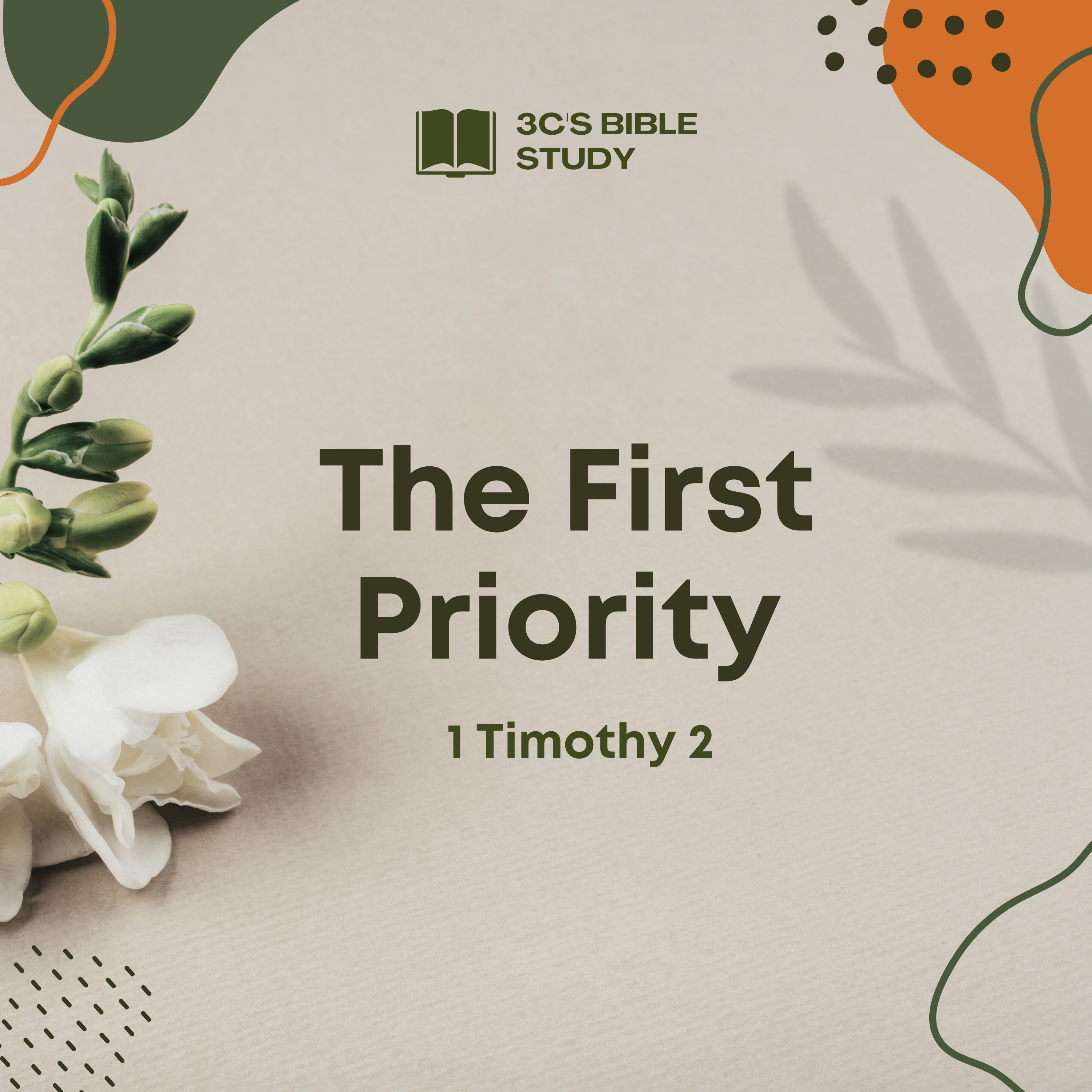 1 Timothy 2 - The First Priority episode artwork