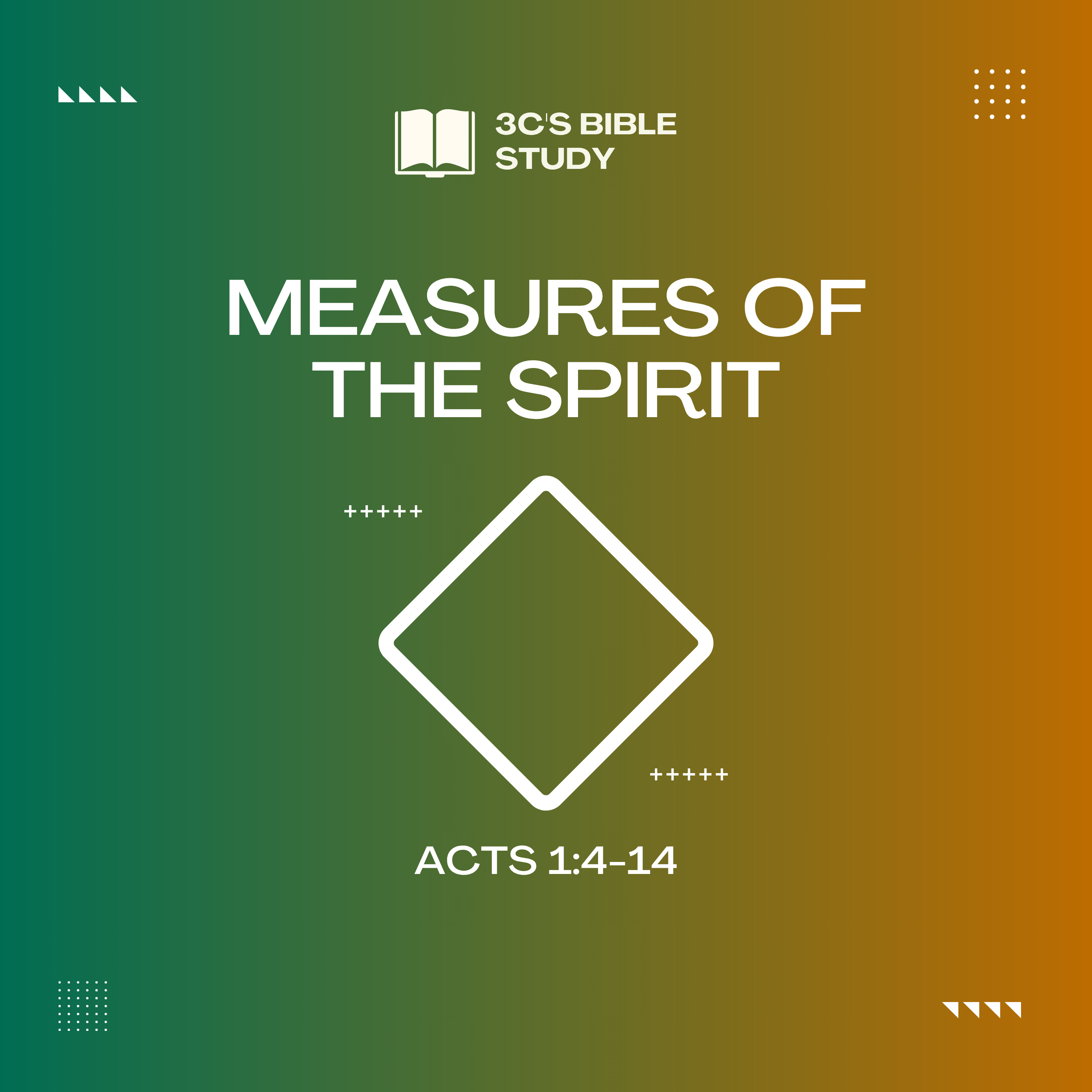 Acts 1:1-14 - Measures of the Spirit