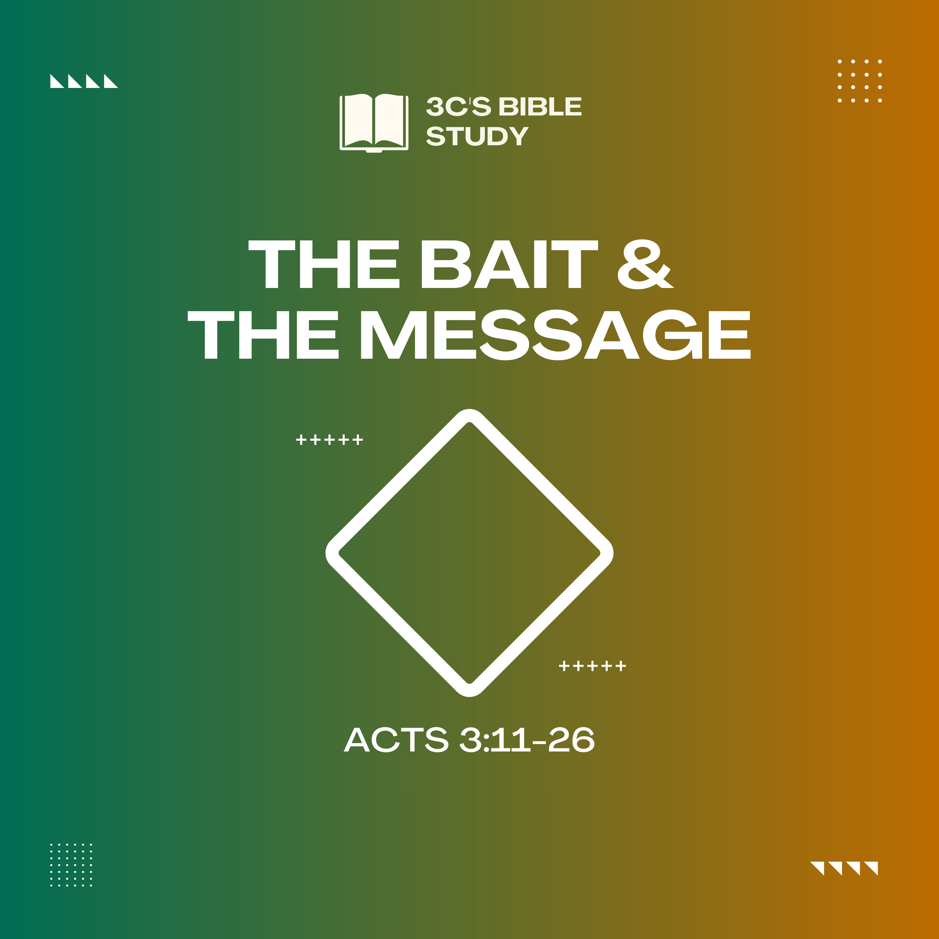 Acts 3:11-26 - The Bait and the Message