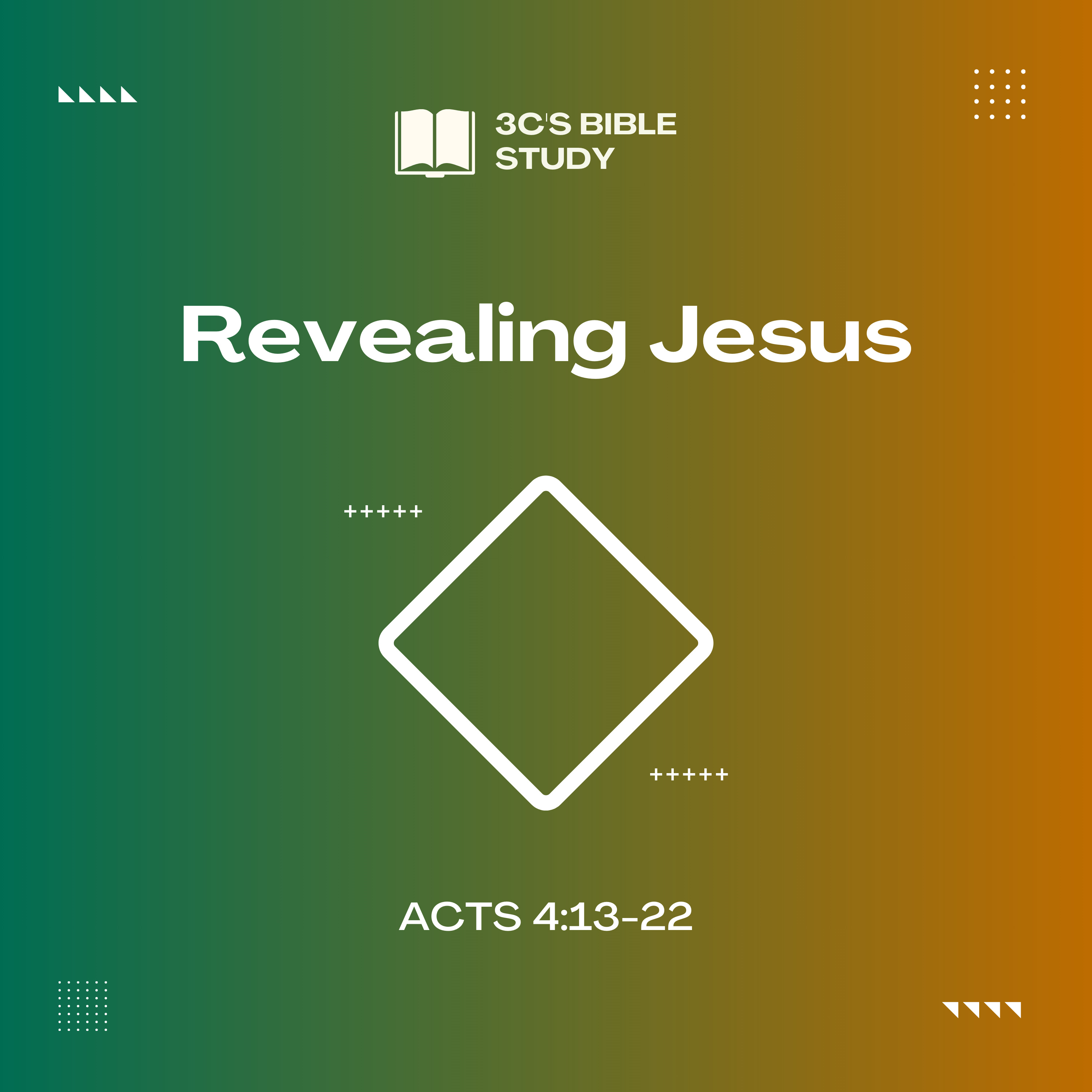 Acts 4:13-22 - Revealing Jesus