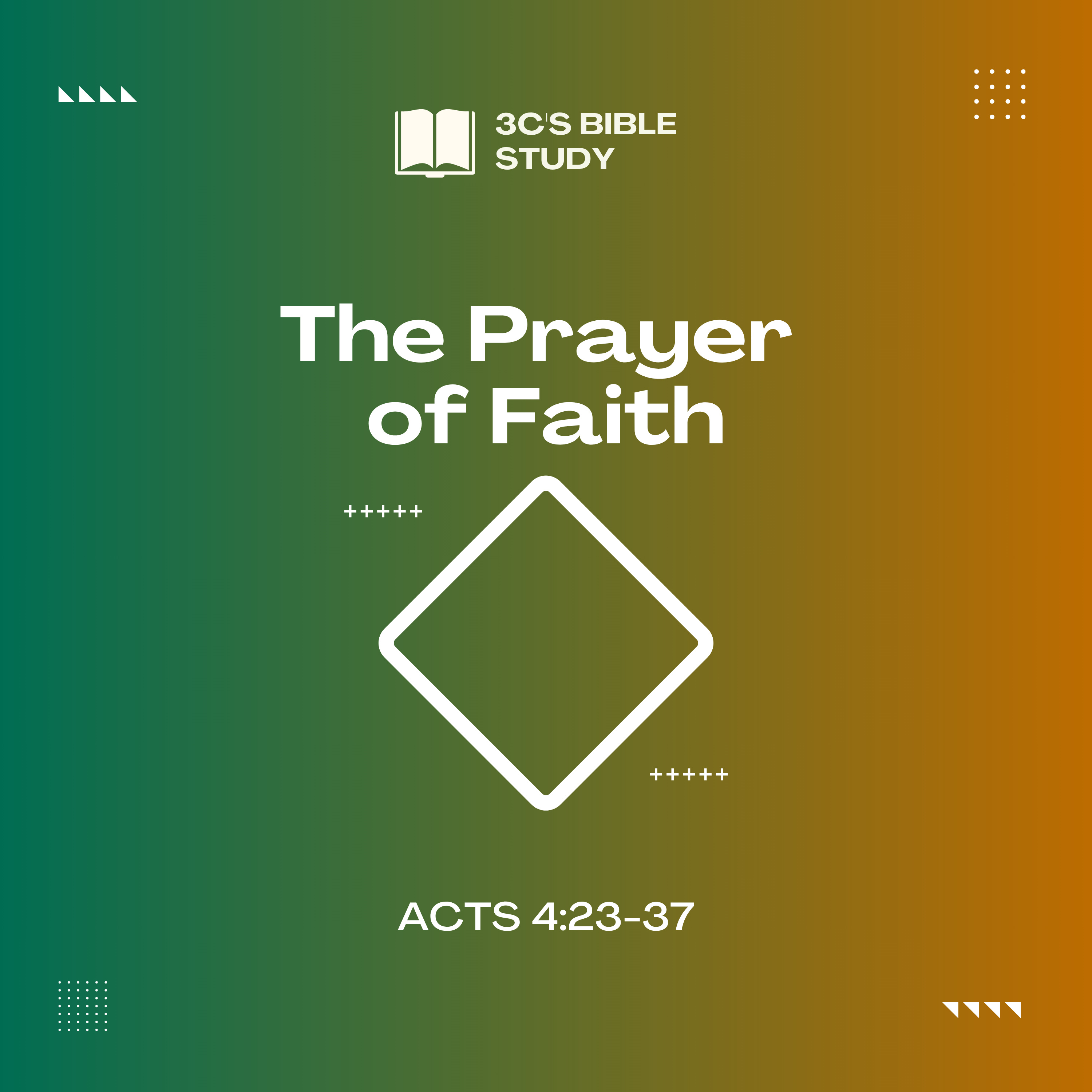 Acts 4:23-37 - The Prayer of Faith