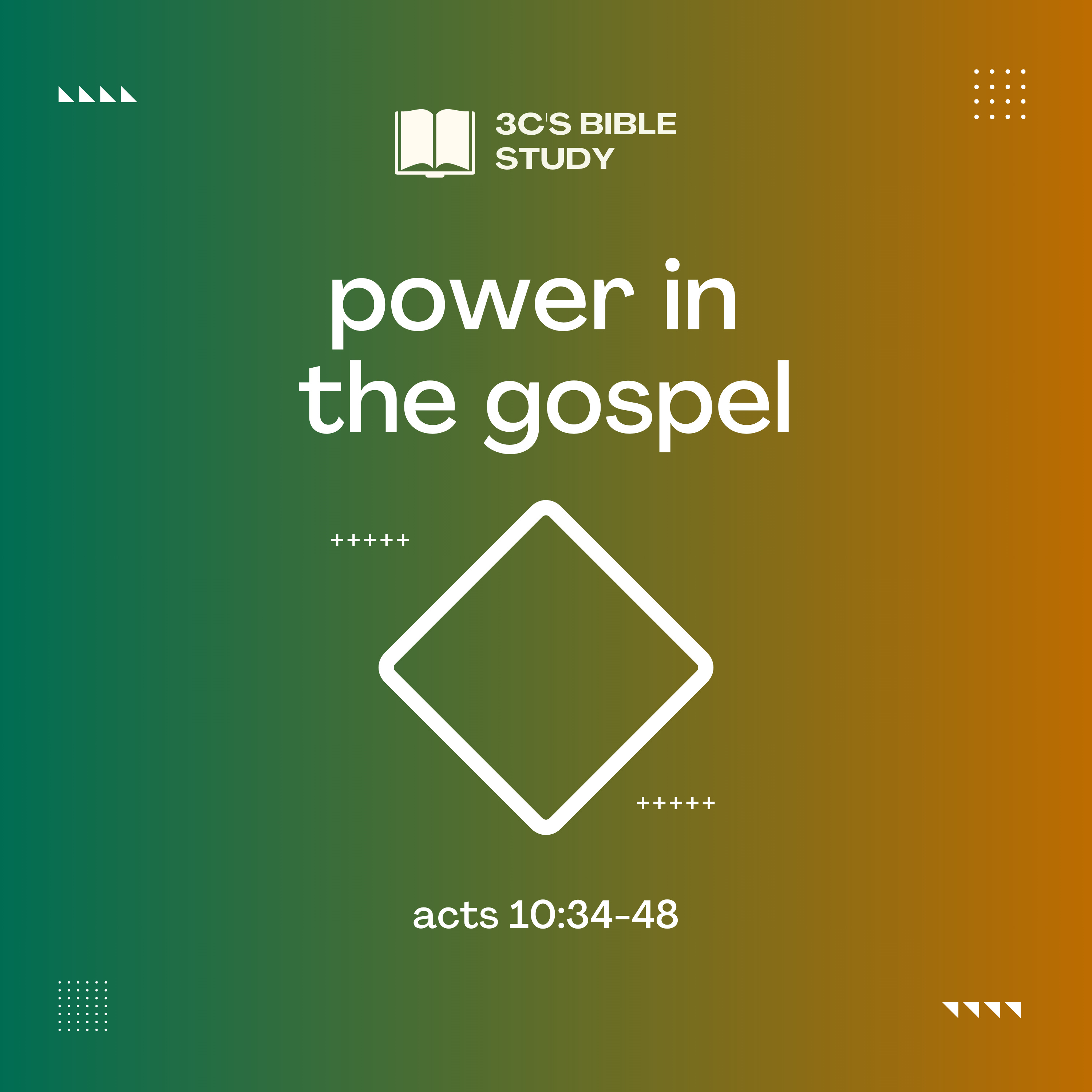 power in the gospel - acts 10:34-48