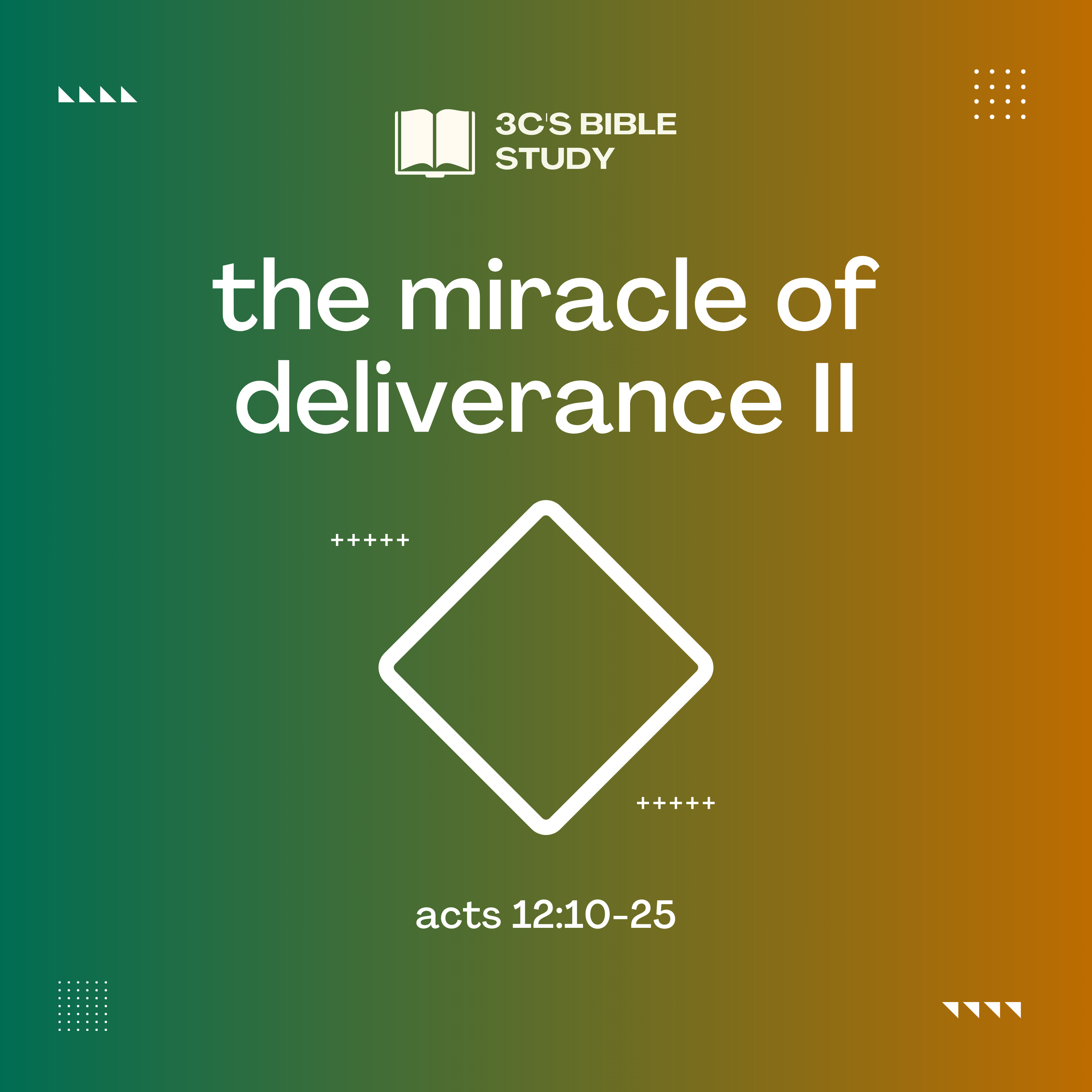 The Miracle of Deliverance II - Acts 12:10-25