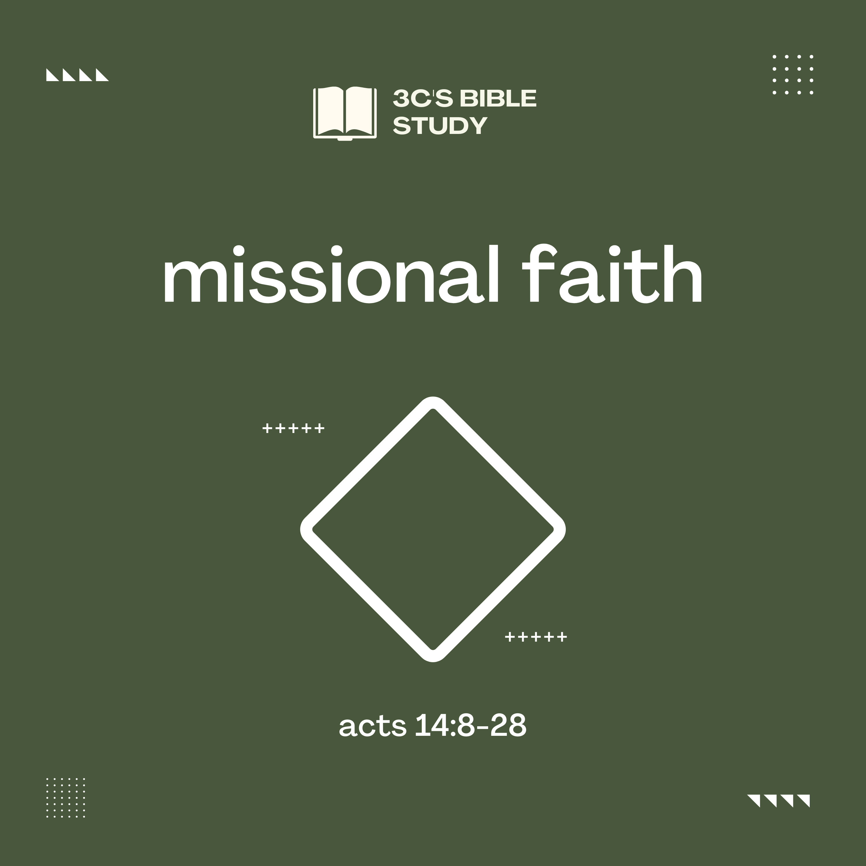 Missional Faith - Acts 14:8-28