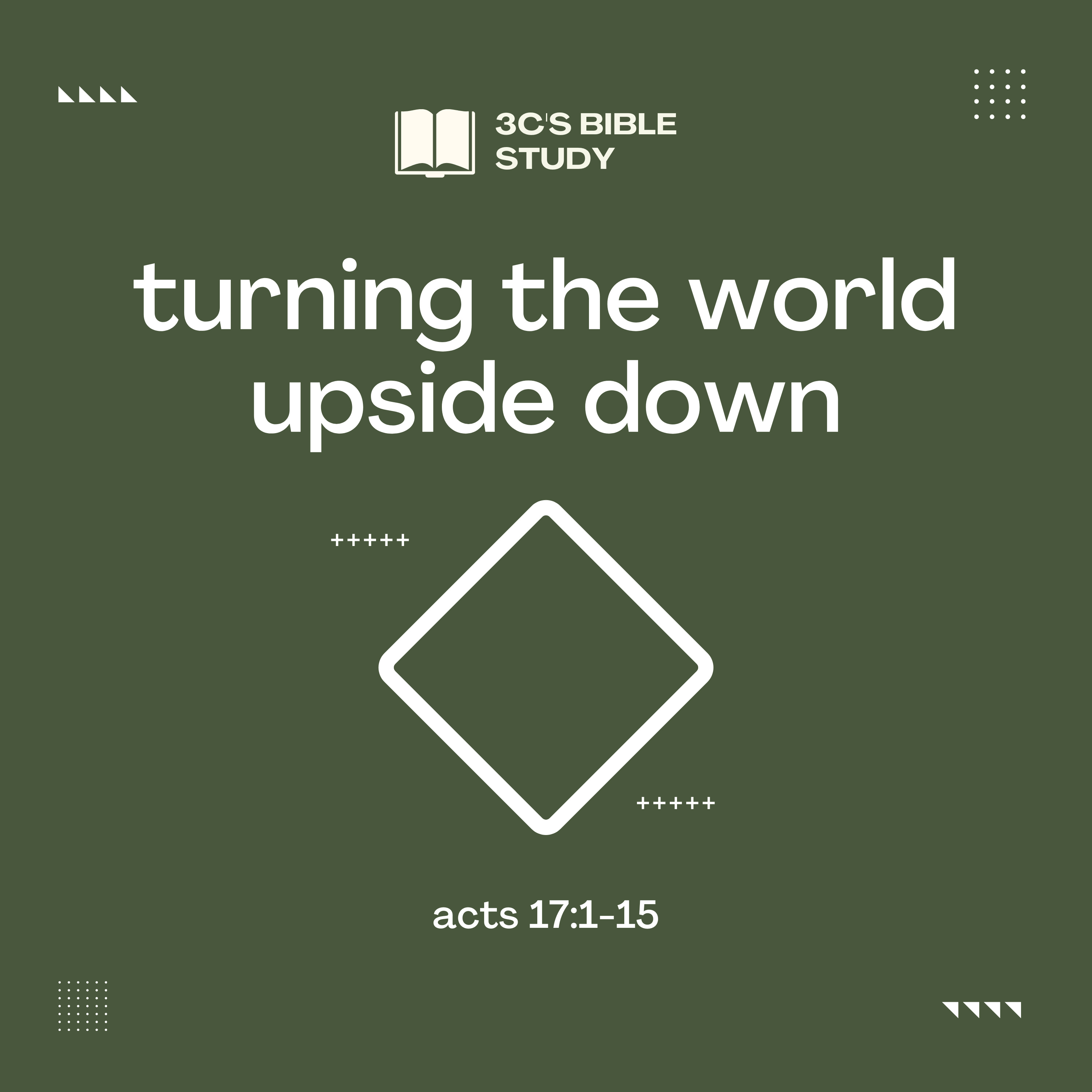 Turning the World Upside Down - Acts 17:1-15