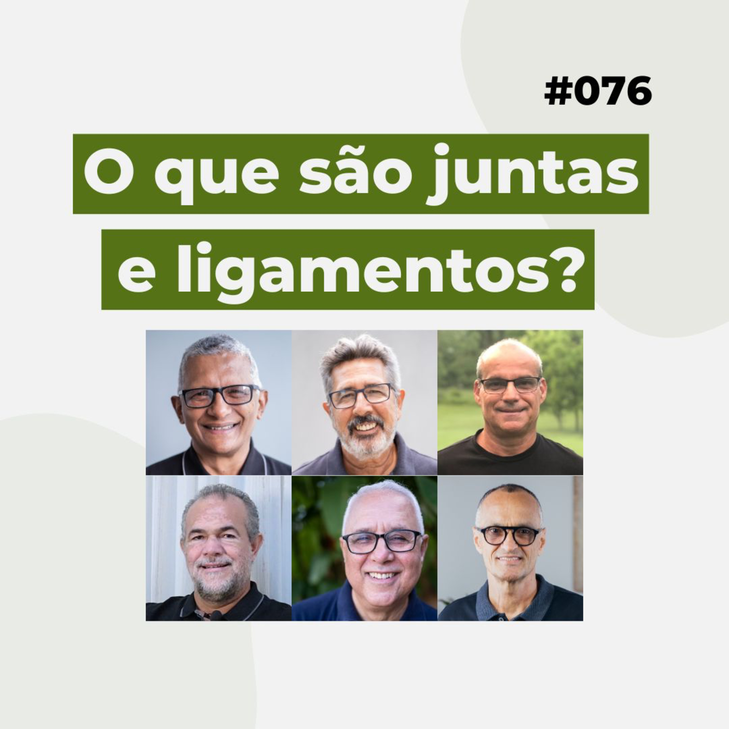 #076 - O que são juntas e ligamentos? - Live completa  episode artwork