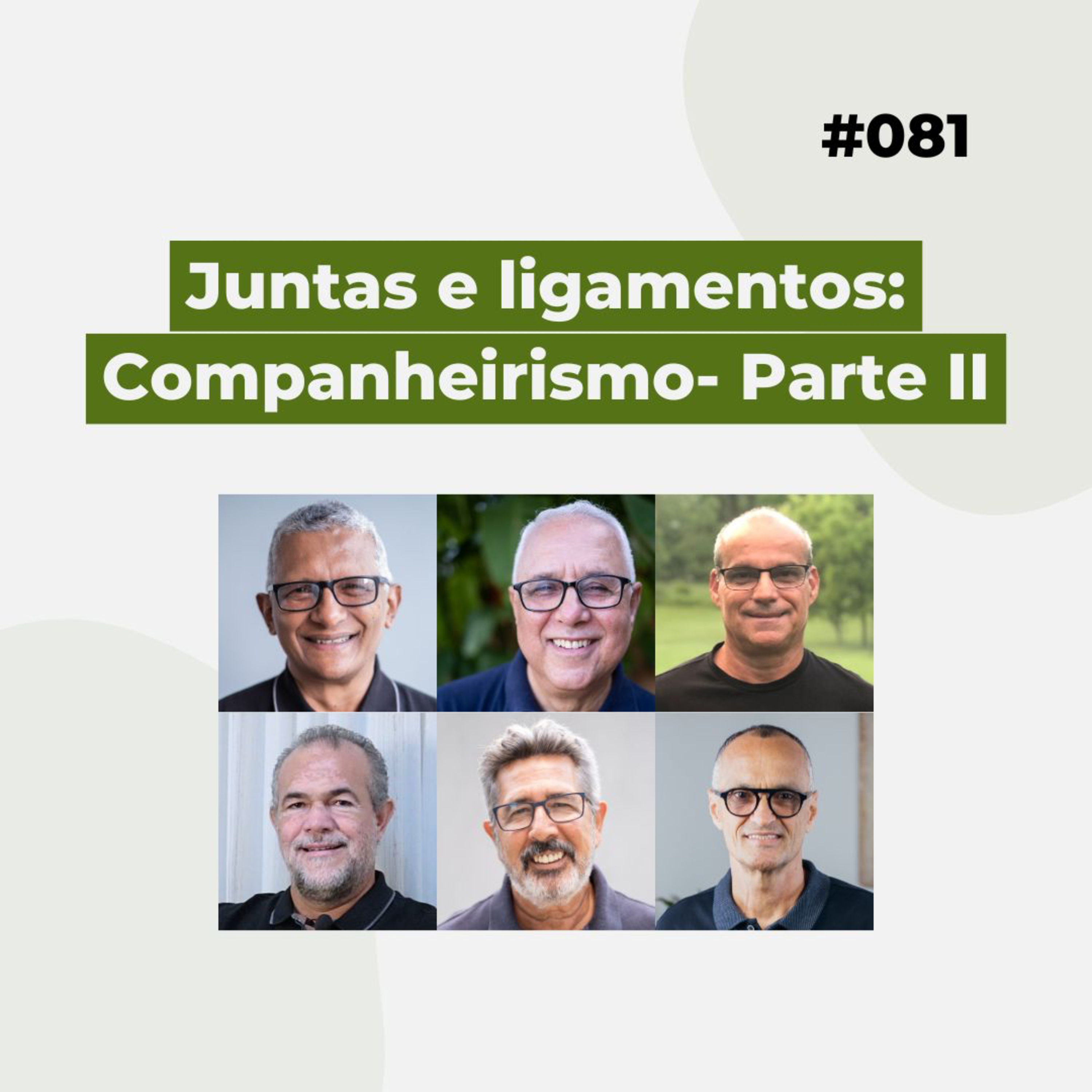 #081 - Juntas e ligamentos: Companheirismo - Parte II - Live completa episode artwork