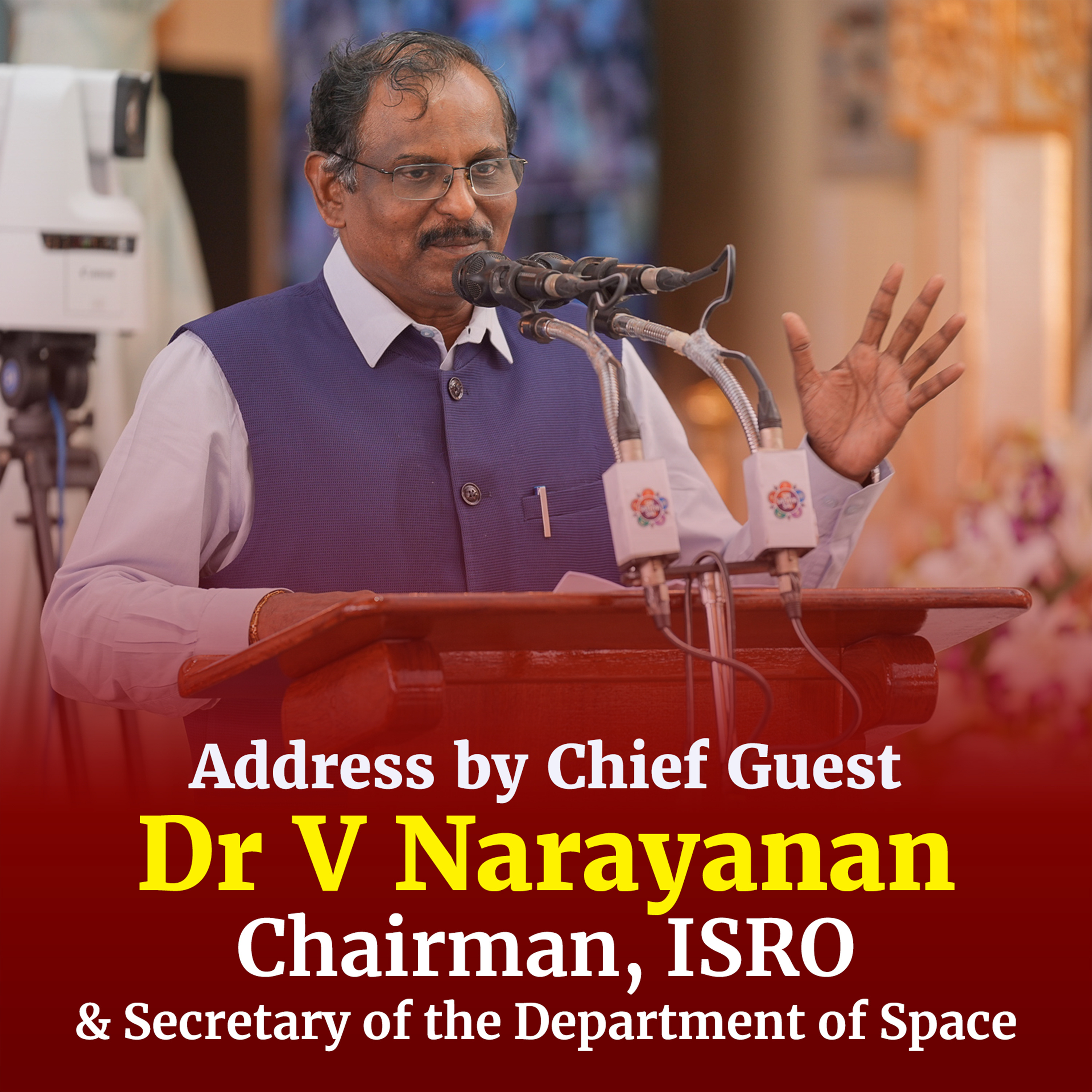 3 Hours Without Satellites, Our Life Comes to a Standstill | Dr V Narayanan - Chairman - ISRO
