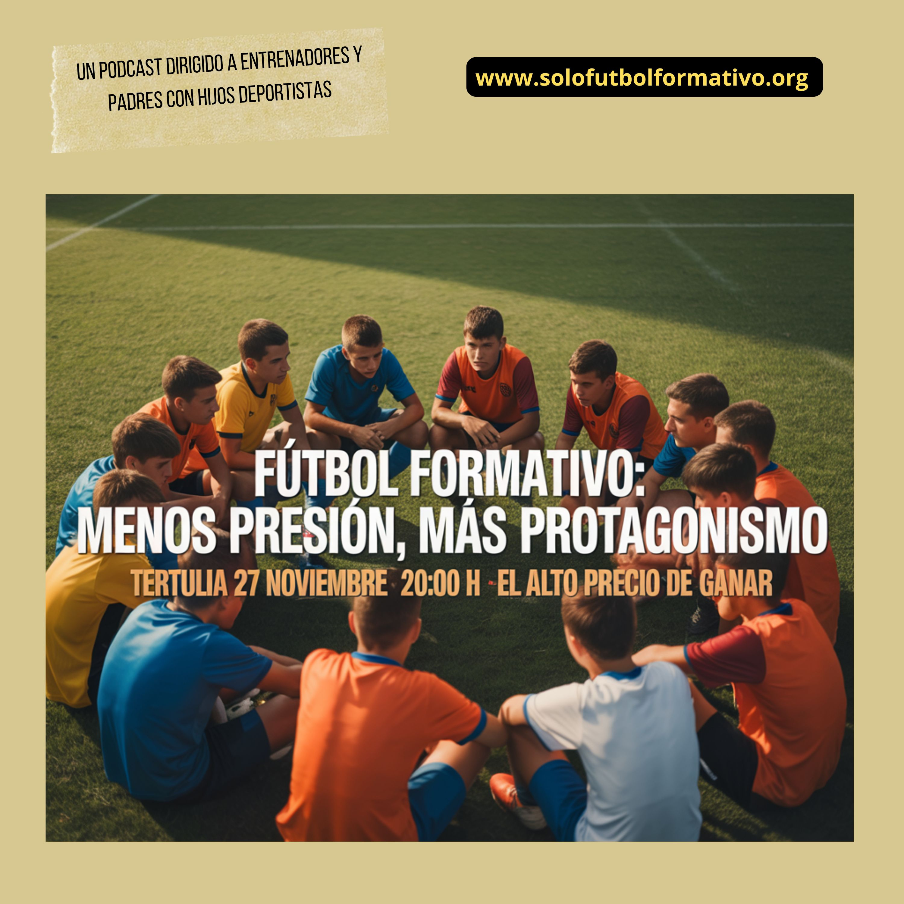 FÚTBOL FORMATIVO BAJO LA LUPA: ¿Por Qué tu Club "VENDE" Formación, Pero "HACE" Competición? El Debate Polémico para Entrenadores y Directivos episode artwork
