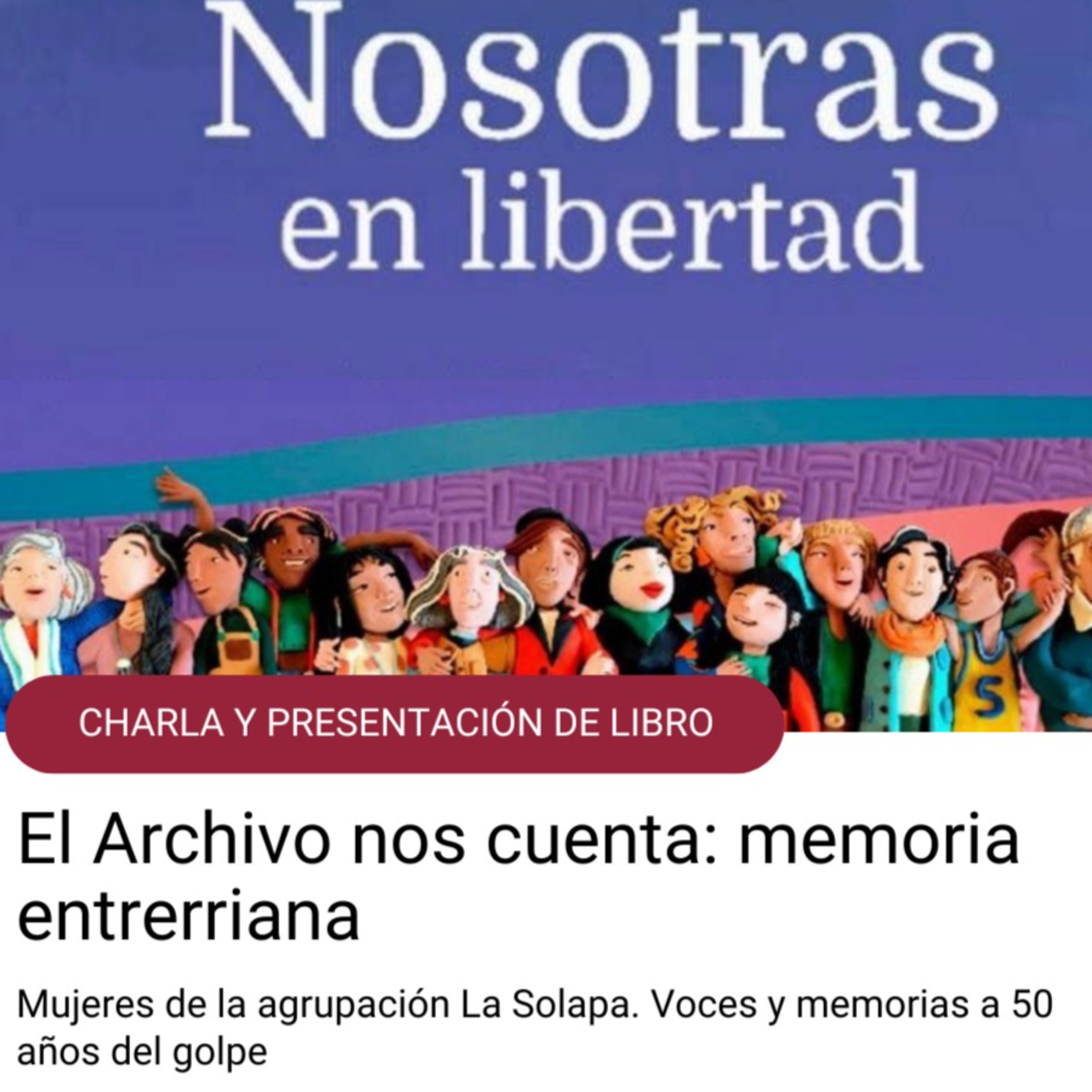 Presentación del libro "Nosotras en Libertad" en el Archivo General episode artwork