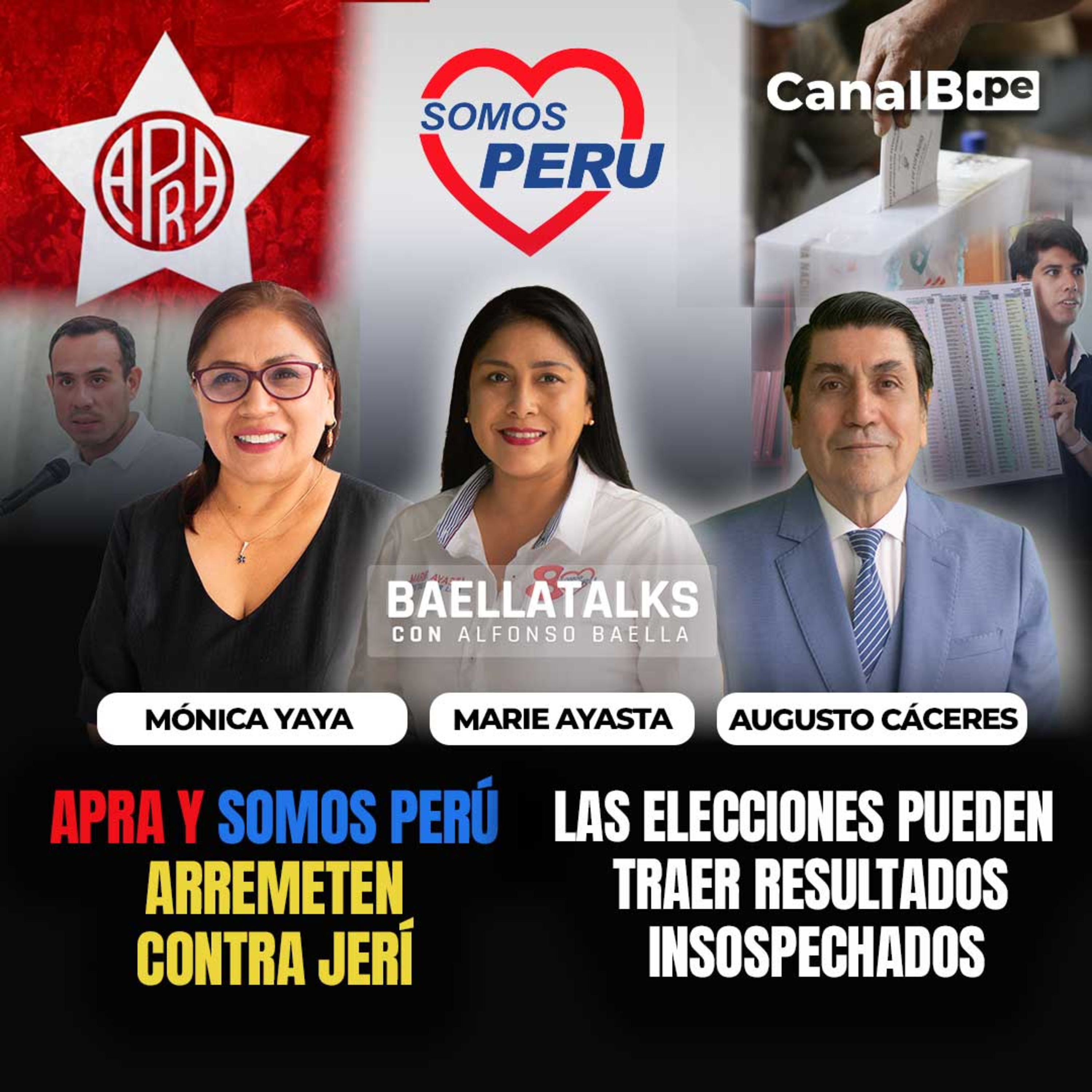 4.2.26 Invitados: MÓNICA YAYA-MARIE AYASTA-AUGUSTO CÁCERES episode artwork
