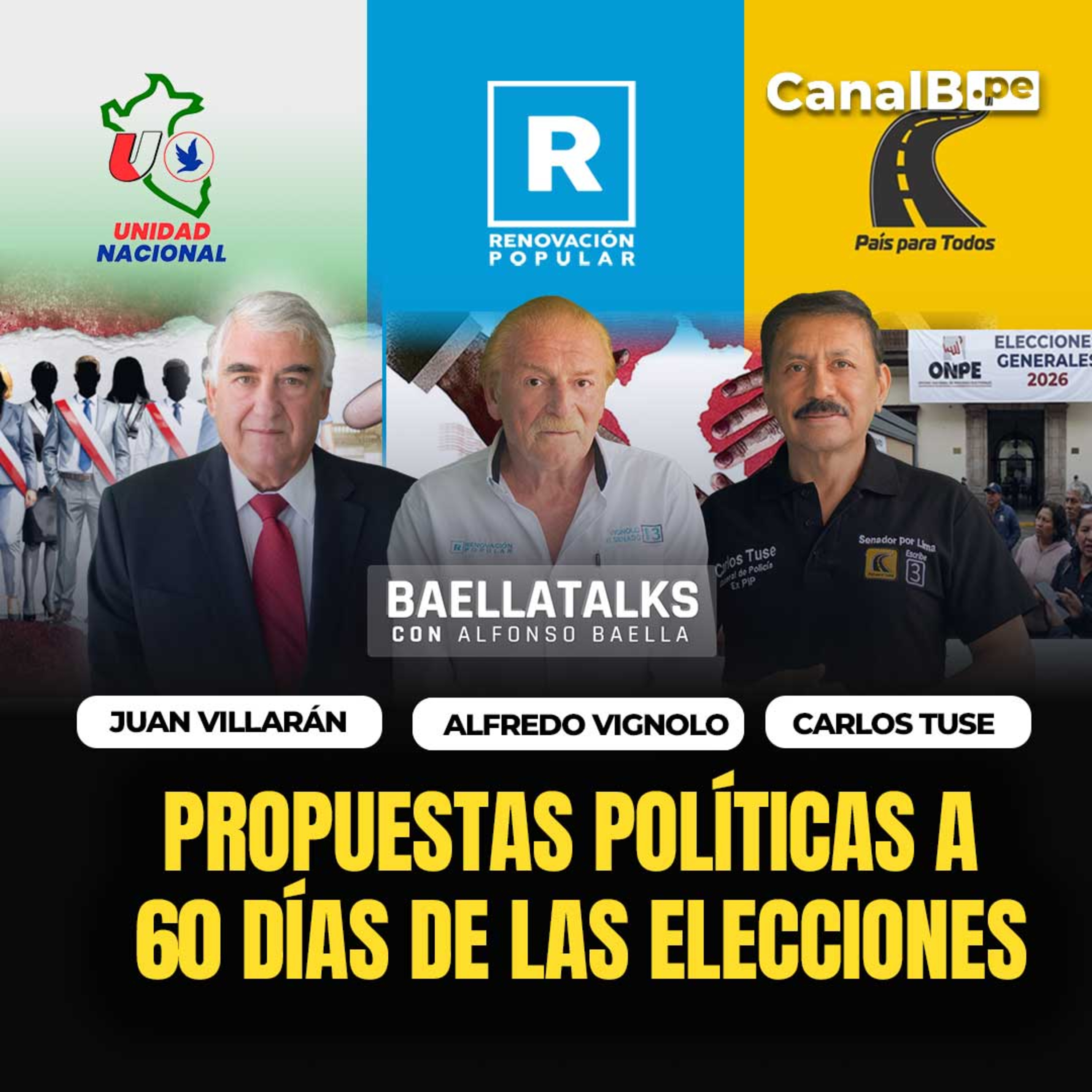 13.2.26 Invitados: ALFREDO VIGNOLO-CARLOS TUSE-JUAN VILLARÁN episode artwork