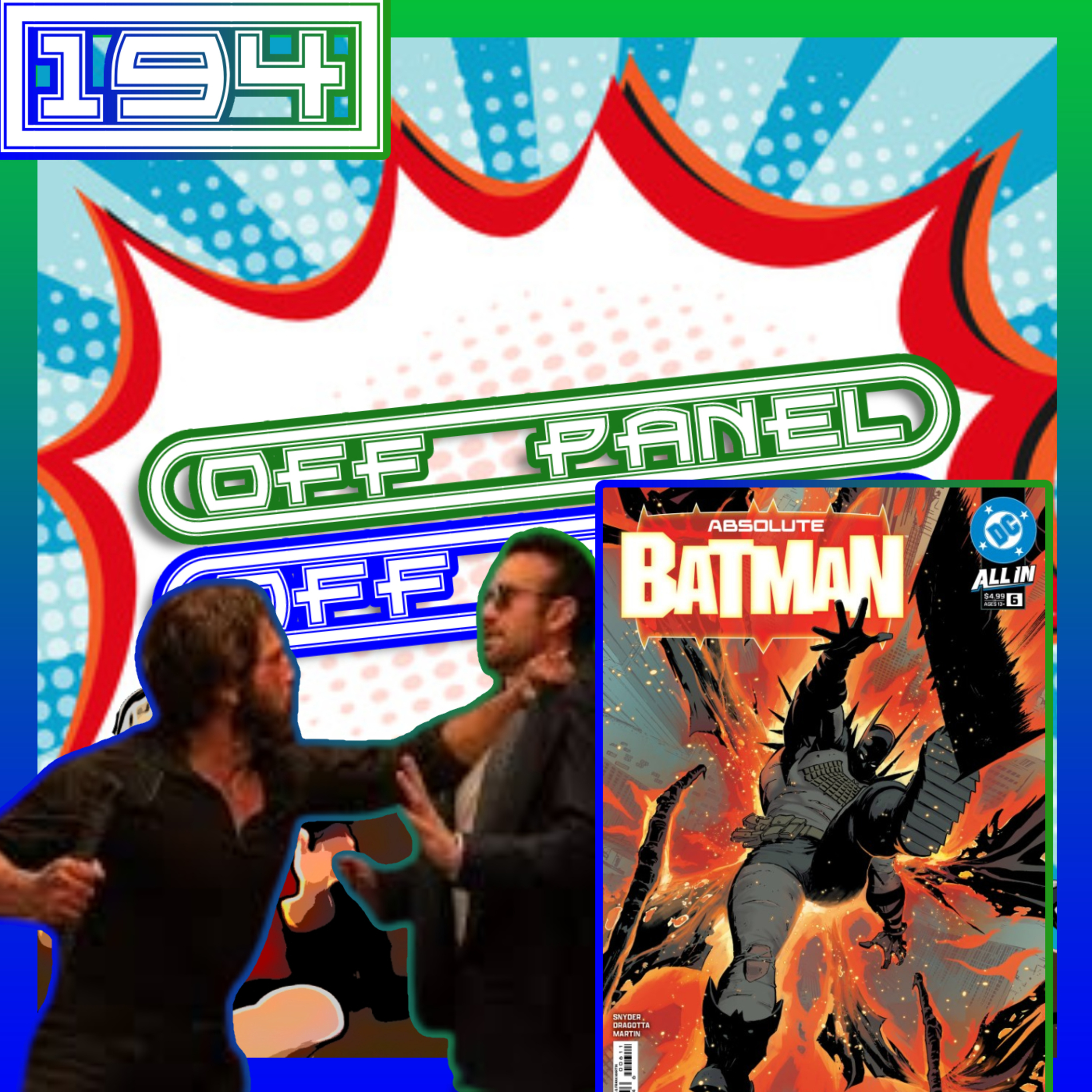#194: Daredevil: Born Again Episode 4 & Absolute Batman #6 episode artwork