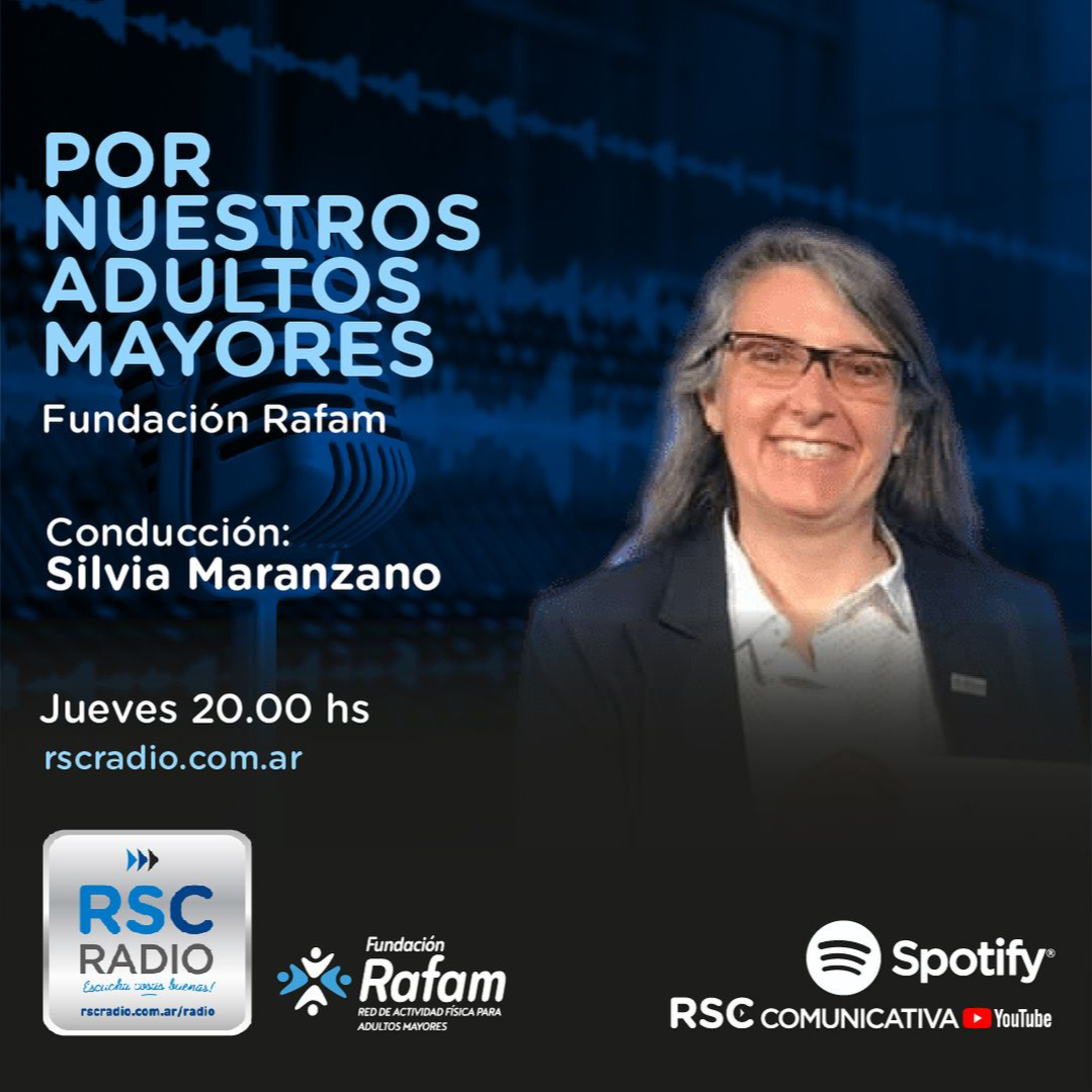 Silvia Maranzano - Programa Por Nuestros Adultos Mayores - Fundación Rafam - Jueves 2 de Mayo