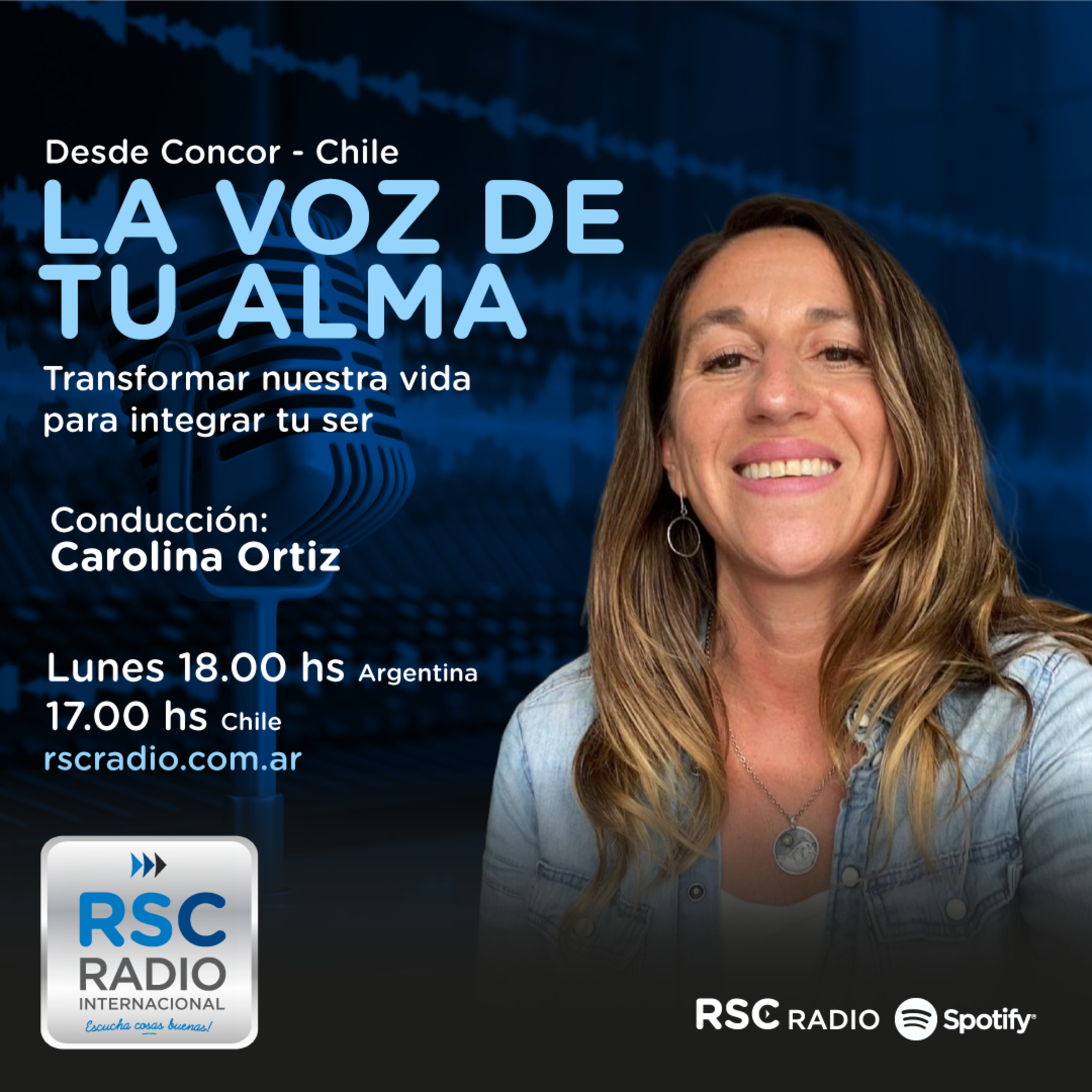 Carolina Ortiz - Programa La voz de tu alma - Lunes 5 de Agosto