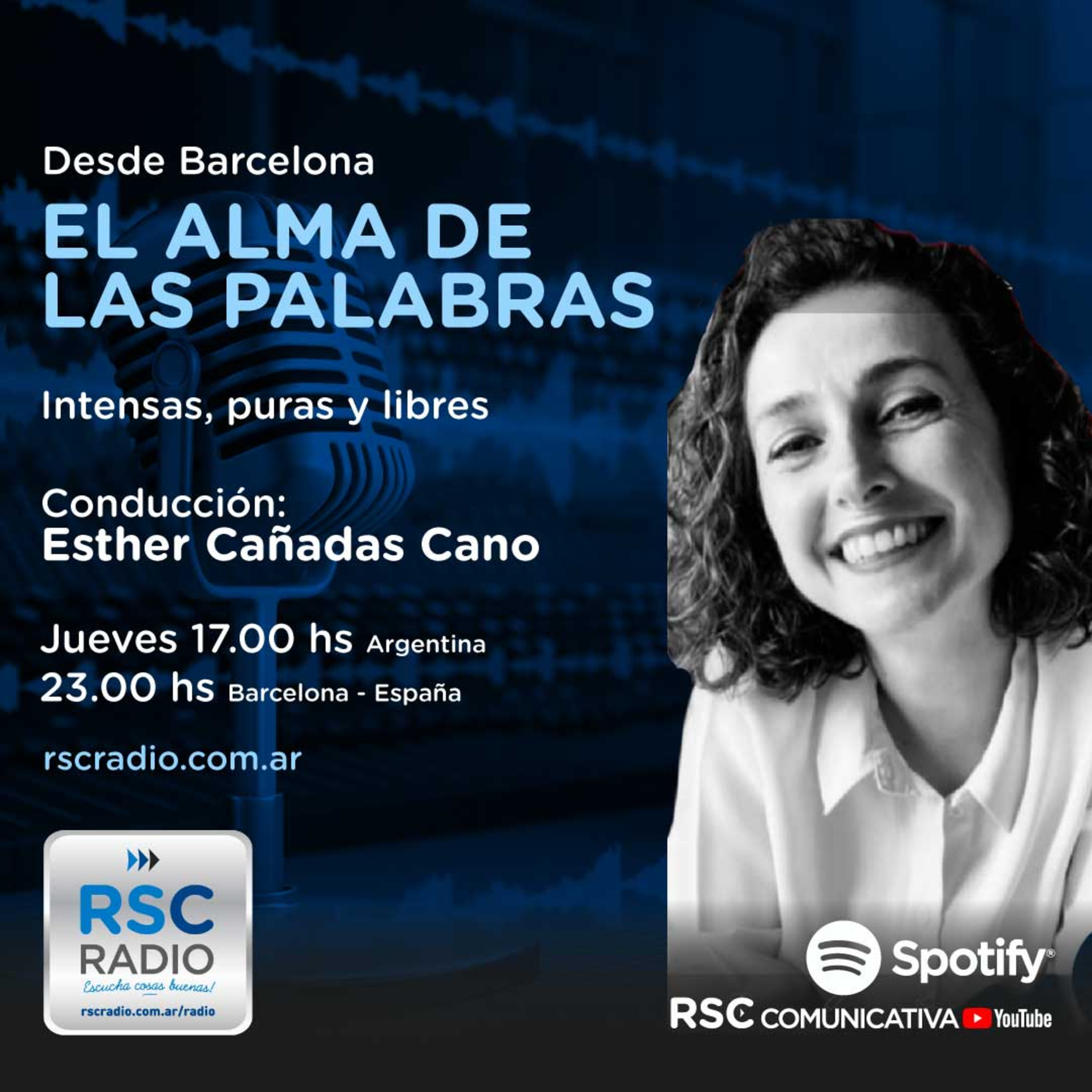 Esther Cañada - Programa El alma de las palabras - Jueves 29 de Agosto