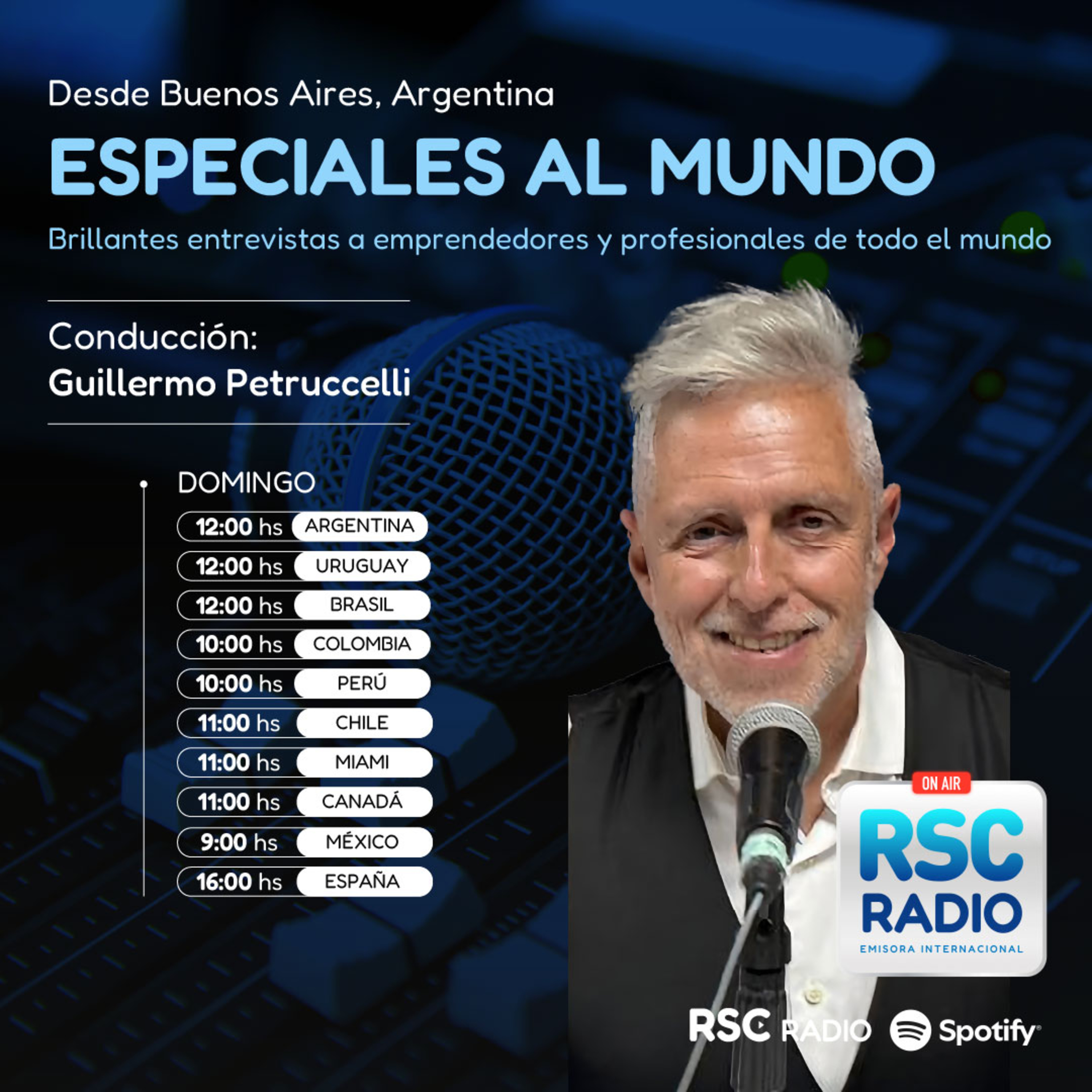ESPECIALES AL MUNDO | Guillermo Petruccelli | Domingo 8 de febrero episode artwork