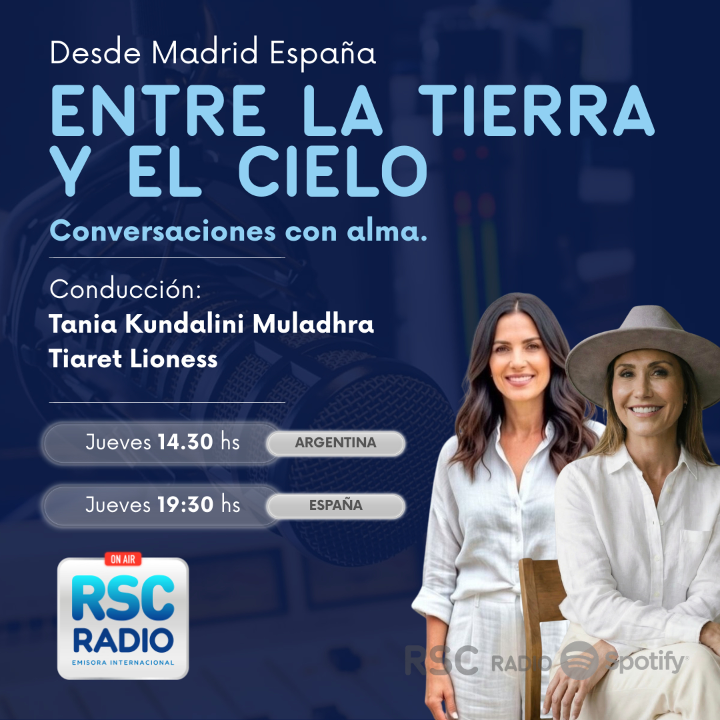 ENTRE LA TIERRA Y EL CIELO | Tania Kundalini Muladhara y Tiaret Lioness| Jueves 26 de Febrero episode artwork