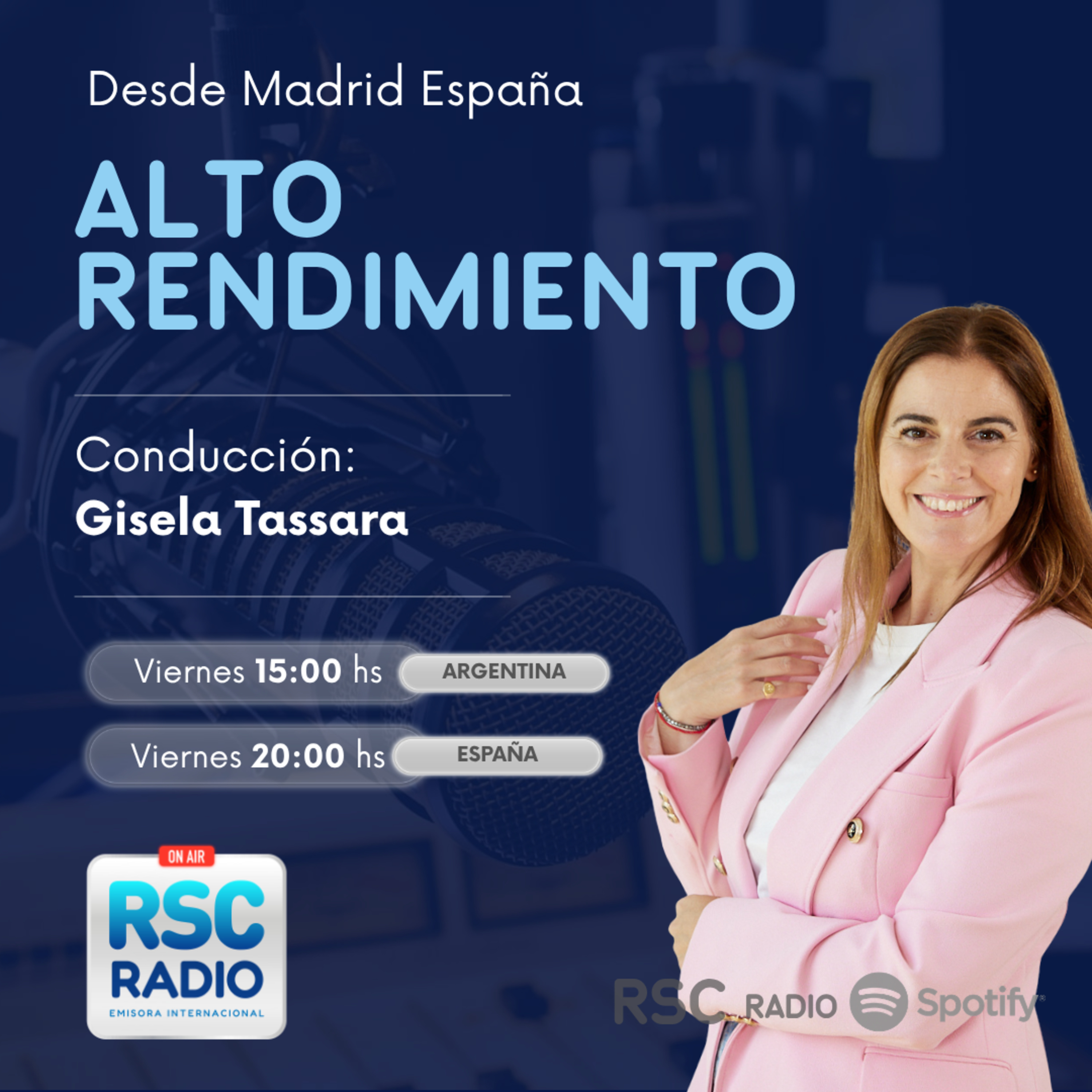 ALTO RENDIMIENTO | Gisela Tassara | Viernes 17 de abril episode artwork