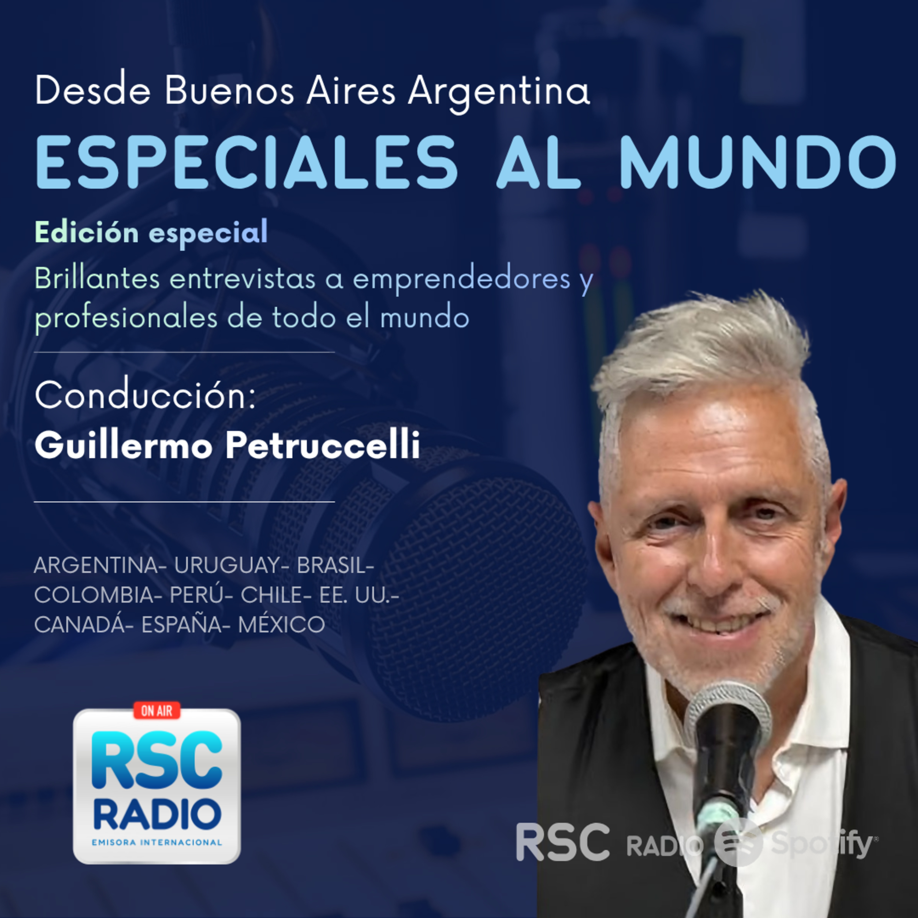 ESPECIALES AL MUNDO | Guillermo Petruccelli | Viernes 3 de julio episode artwork