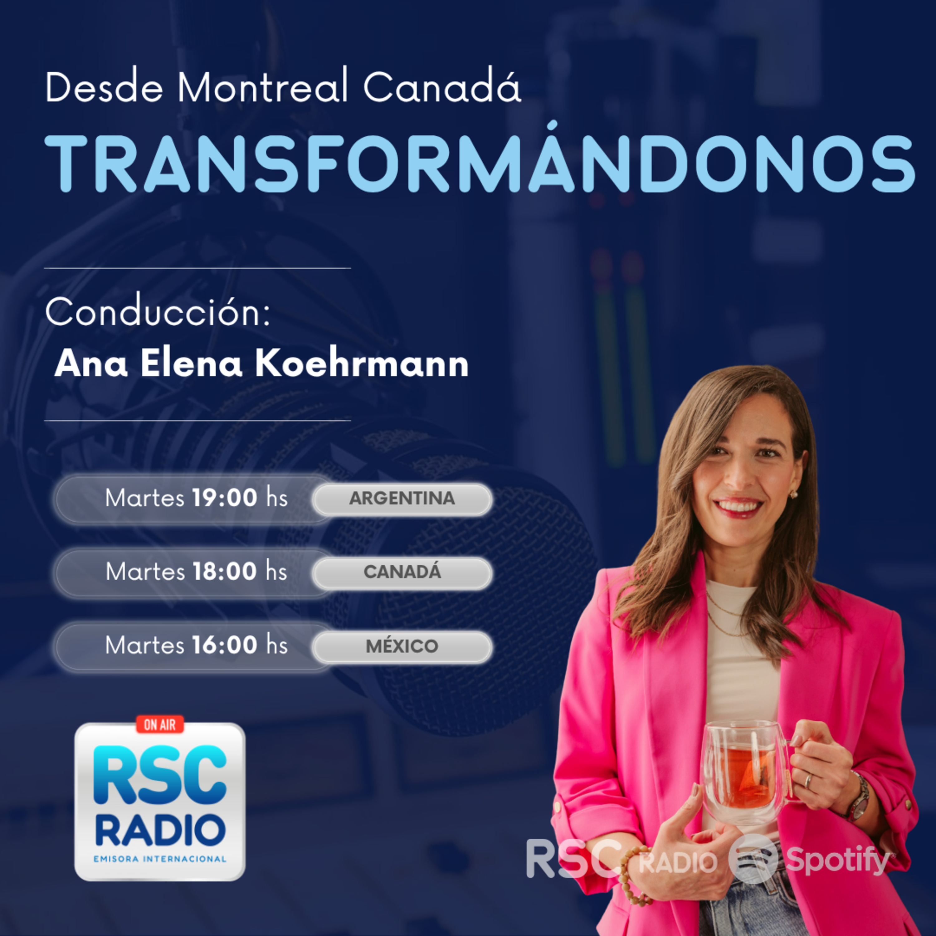 TRANSFORMÁNDONOS | Ana Elena Koehrmann | Martes 14 de julio episode artwork