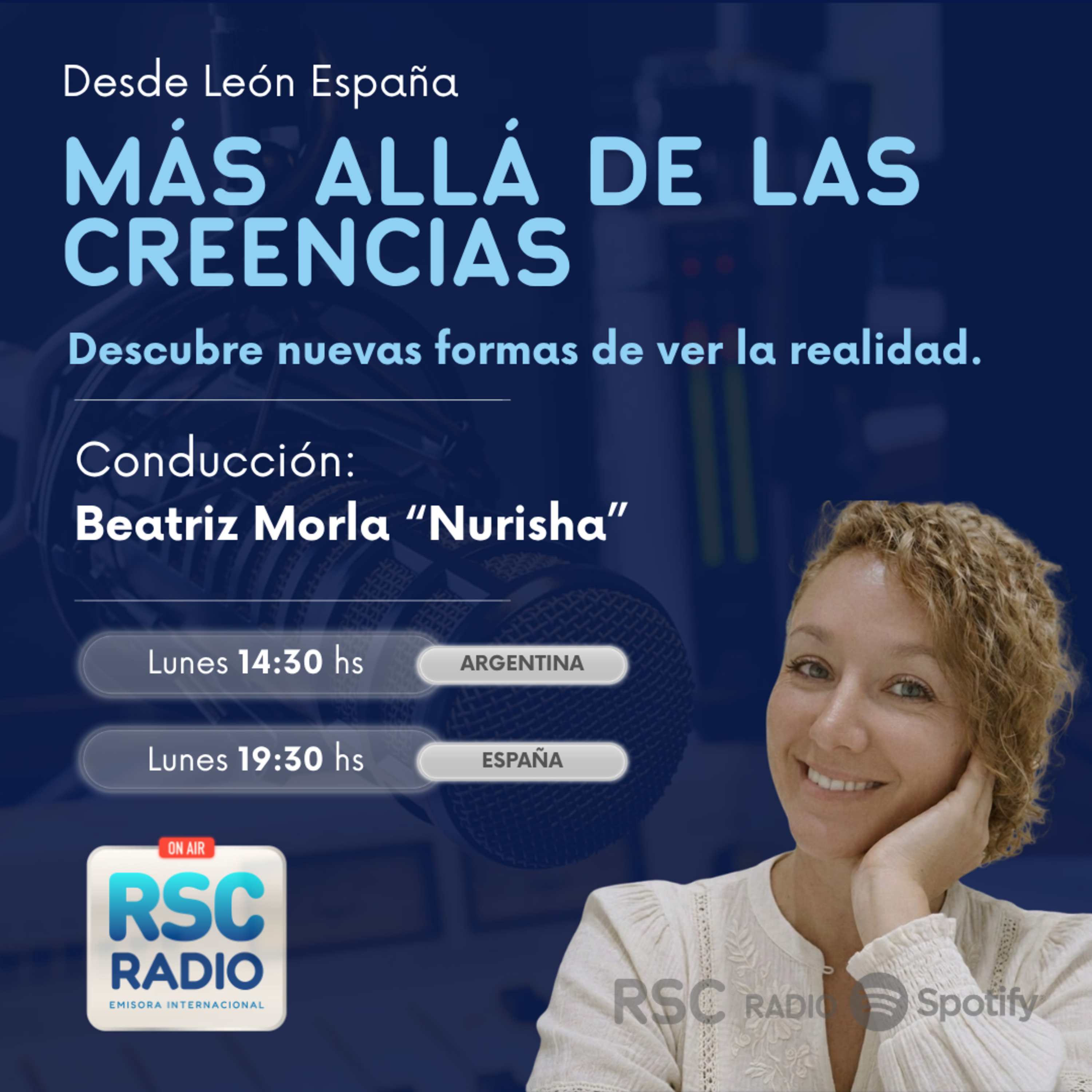 MÁS ALLÁ DE LAS CREENCIAS | Beatriz Morla "Nurisha" | Lunes 10 de Agosto