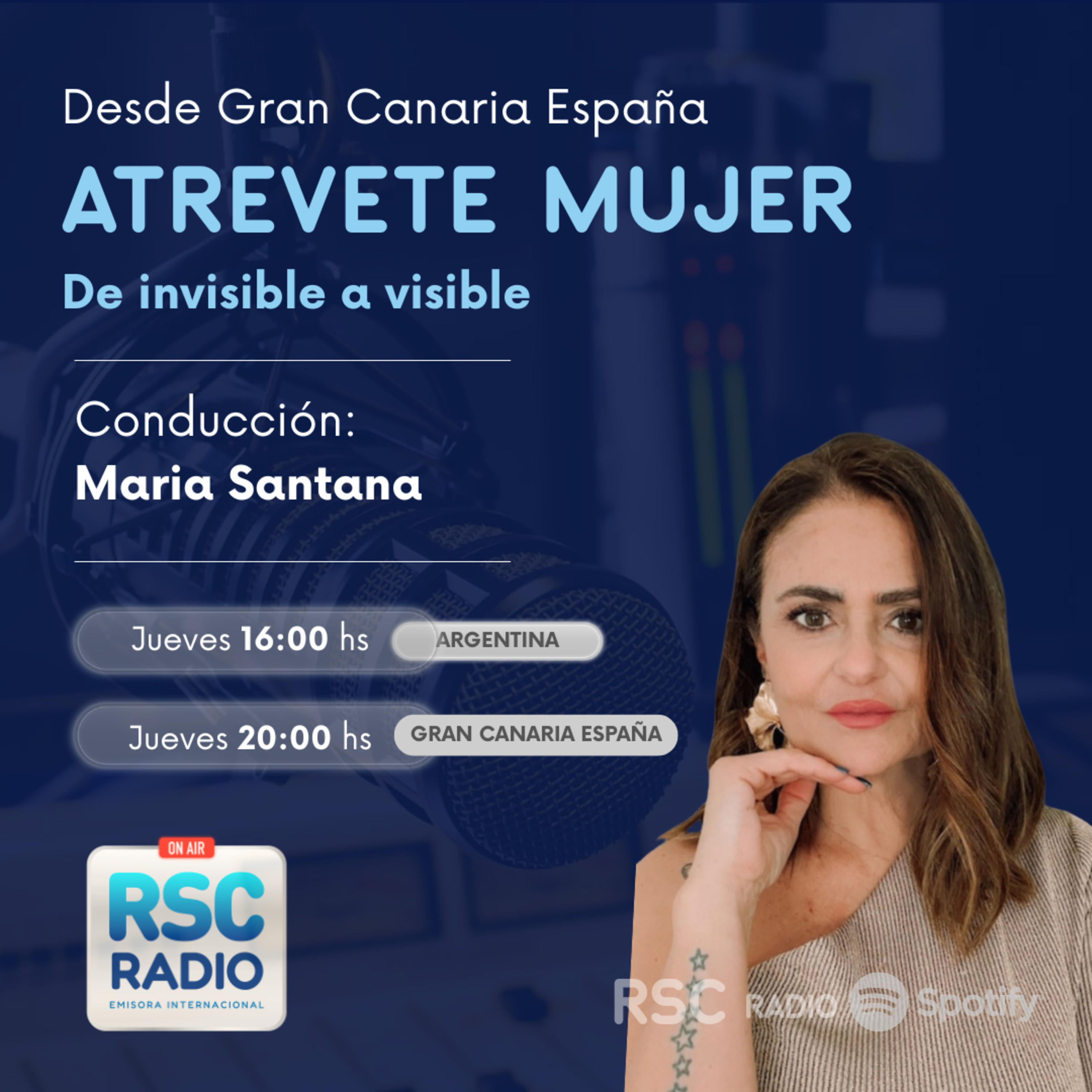 ATREVETE MUJER | María Santana | Jueves 13 de Agosto