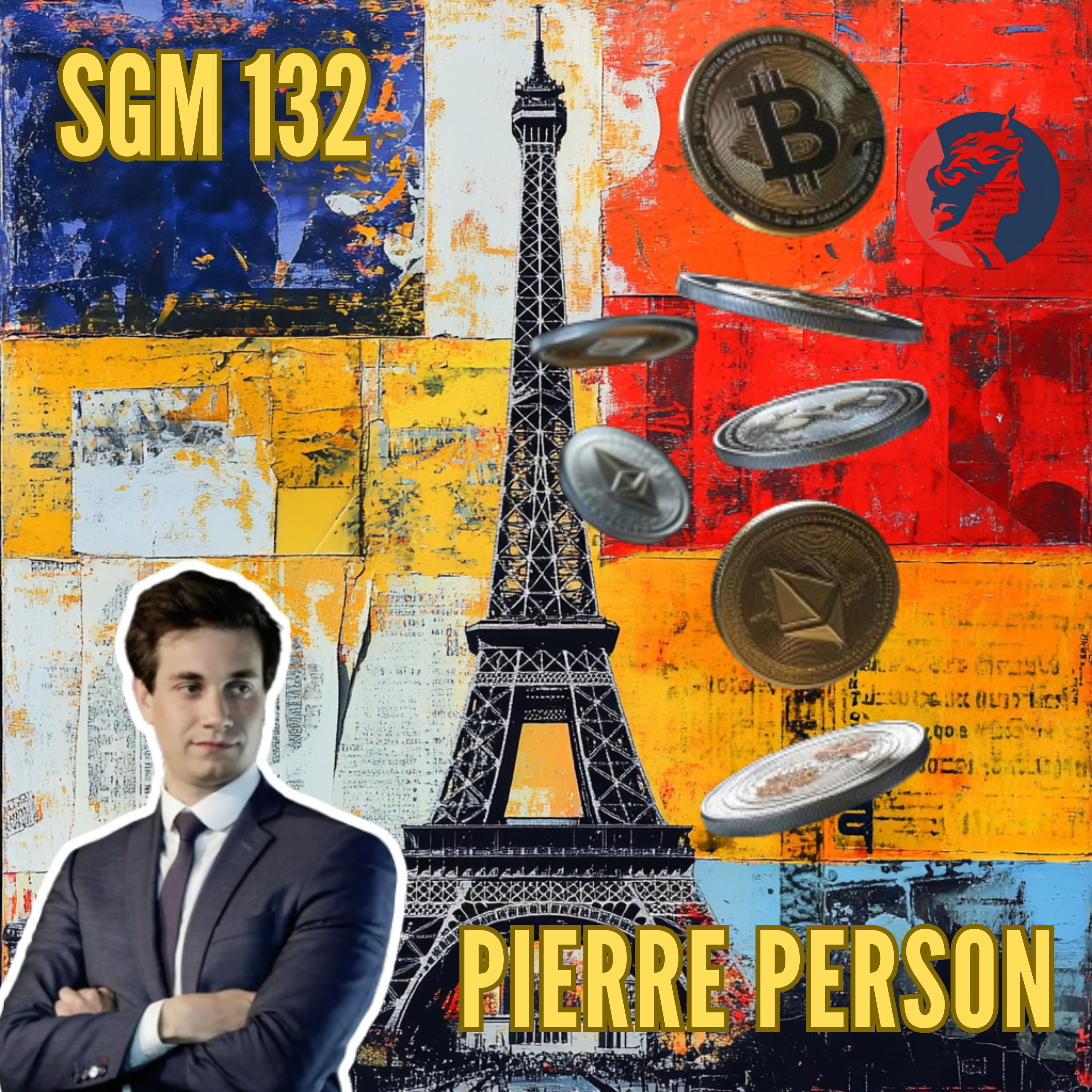 #132 Pierre Person | Attempting to Create a Decentralized Tether and Revolutionizing Finance episode artwork