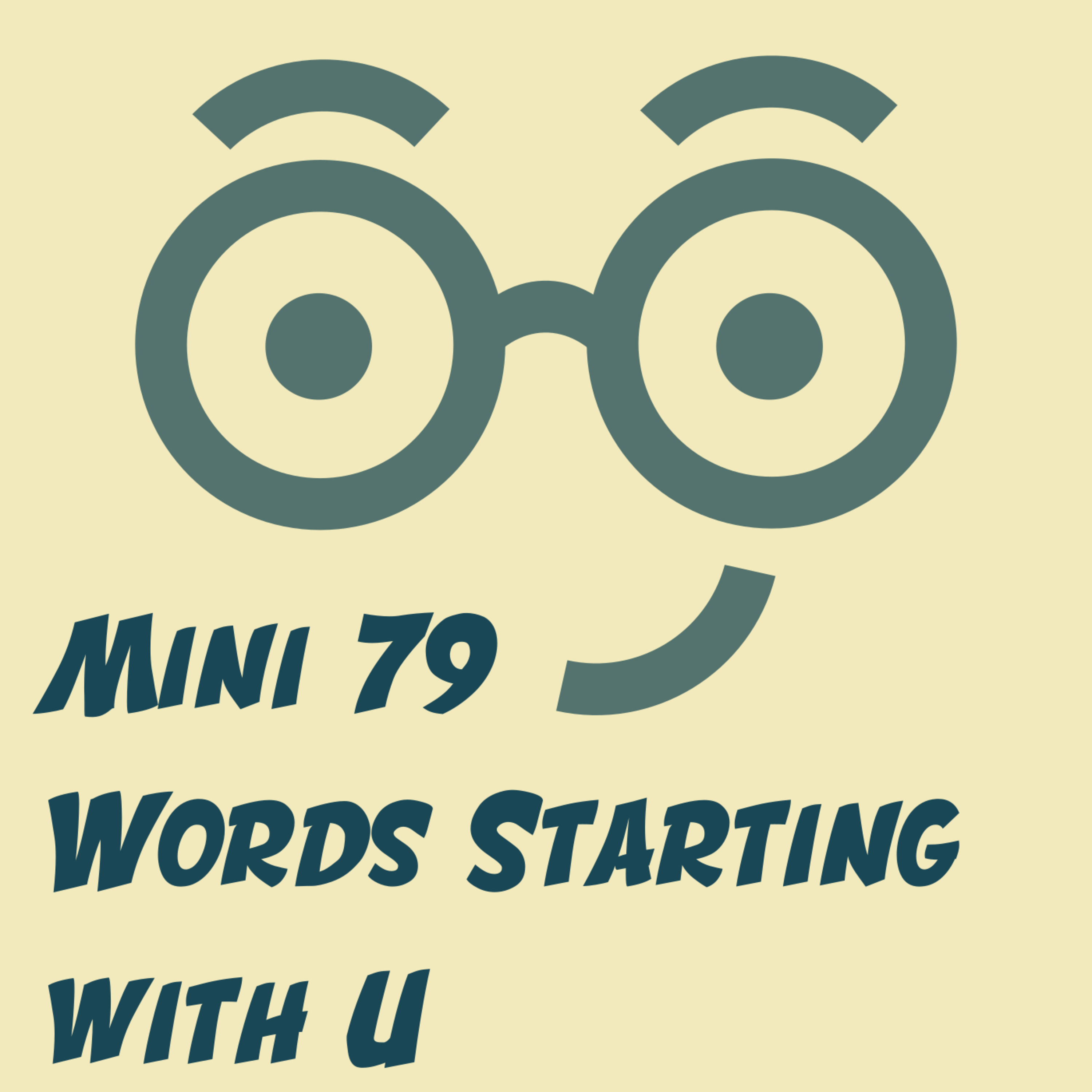 Crossword Clues – Letter U (Mini 79)