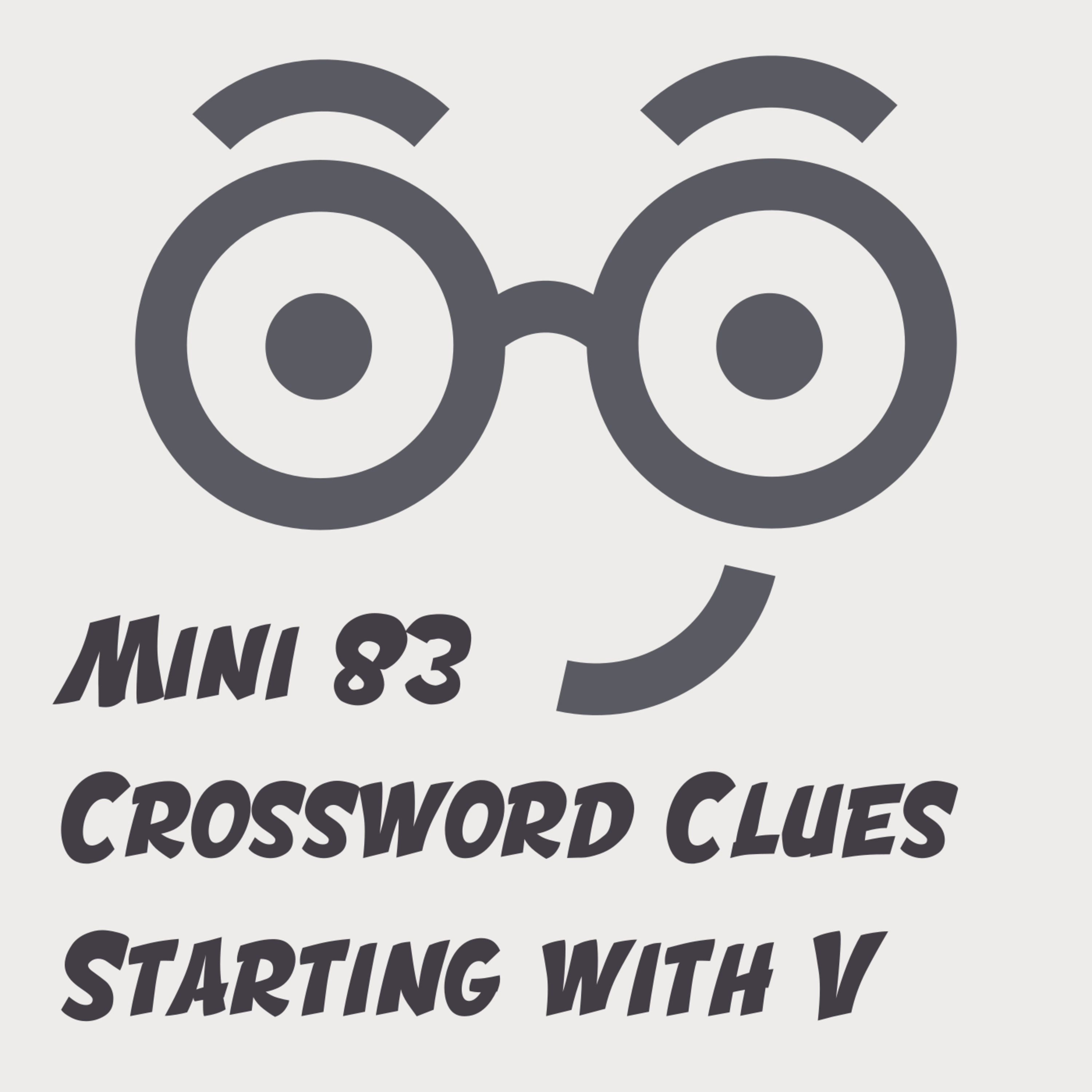 Crossword Clues Starting with V (Mini 83)