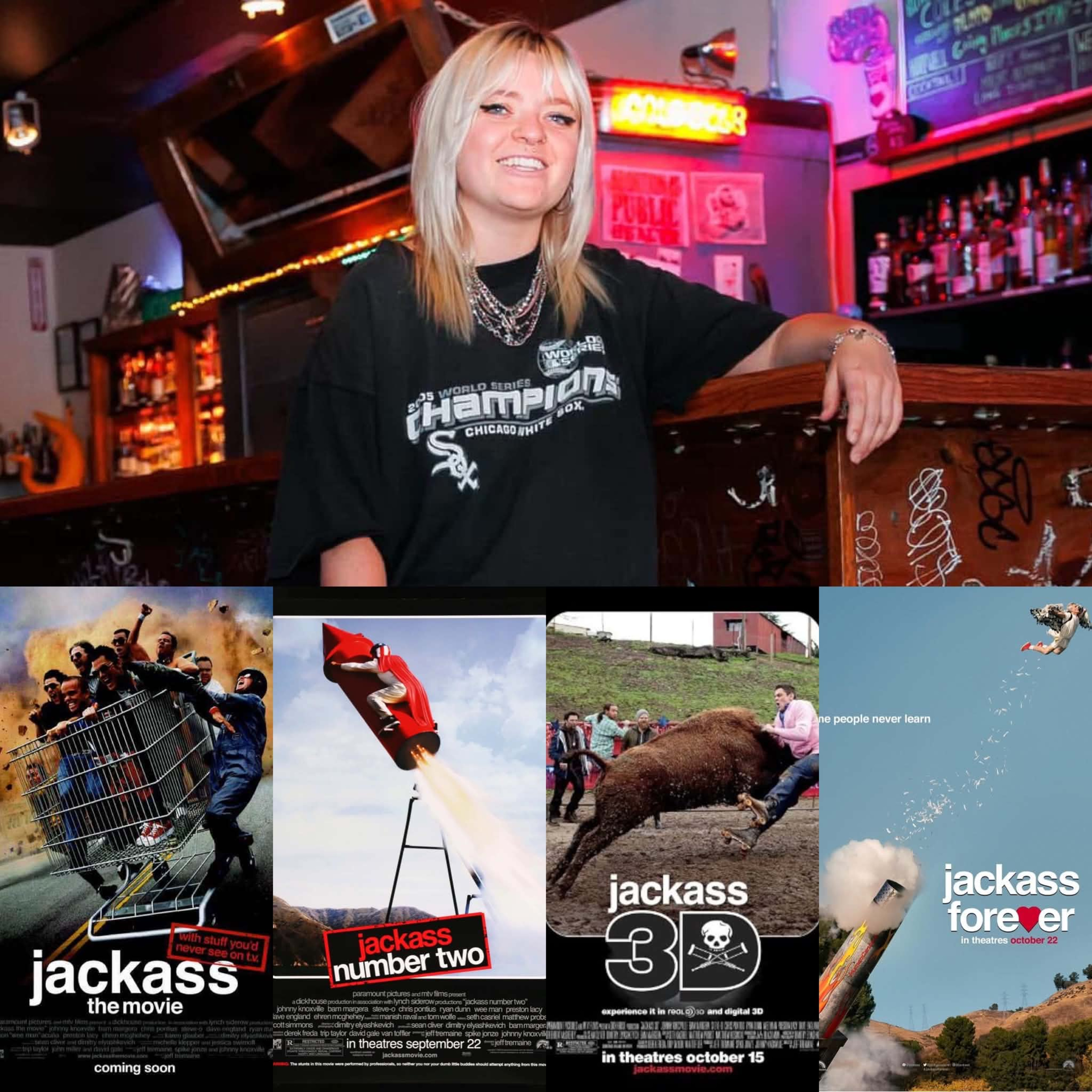 #233 - Jackass 1-4 w/ Kristi Durkin episode artwork