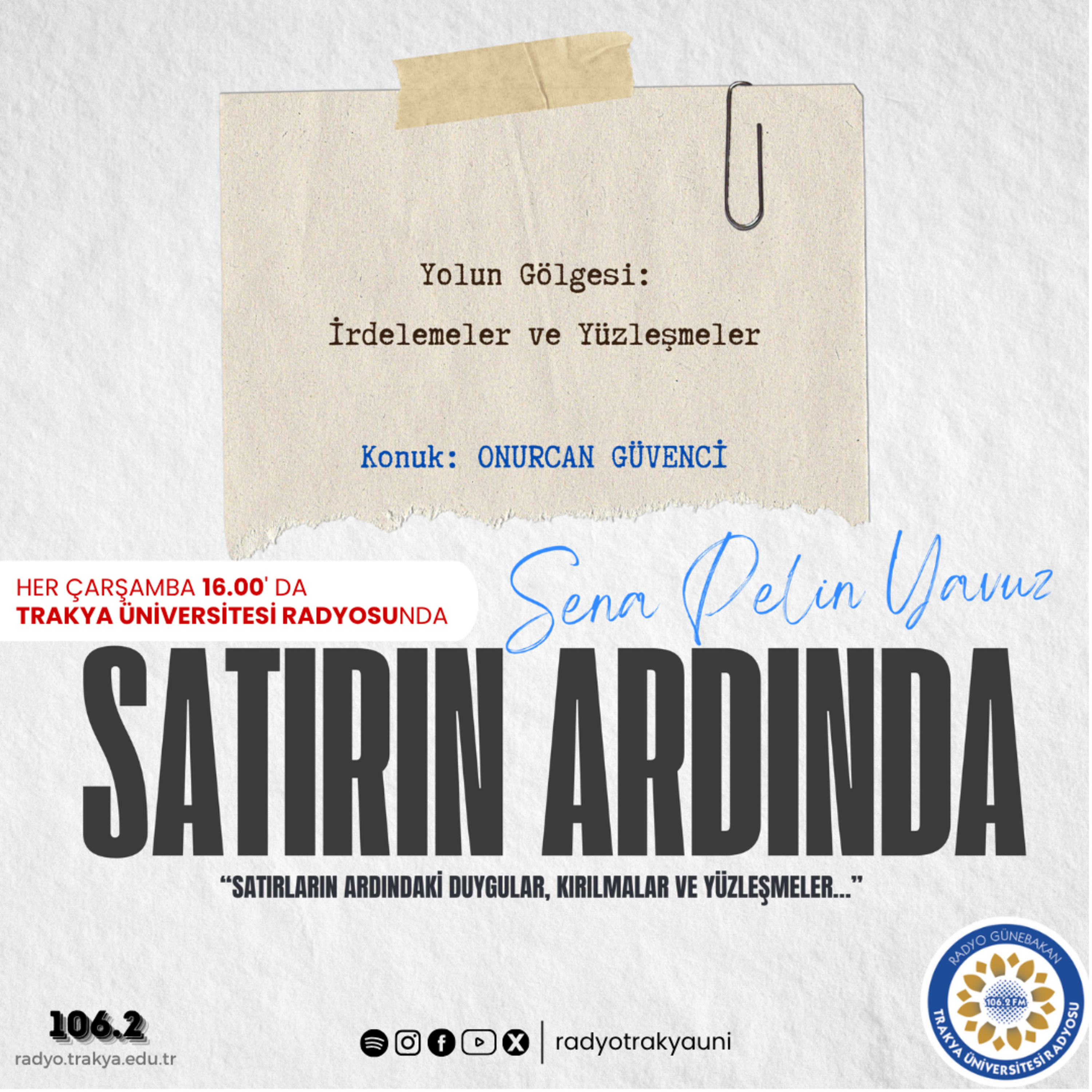 Satırın Ardında #13 Konuk: Onurcan Güvenci episode artwork